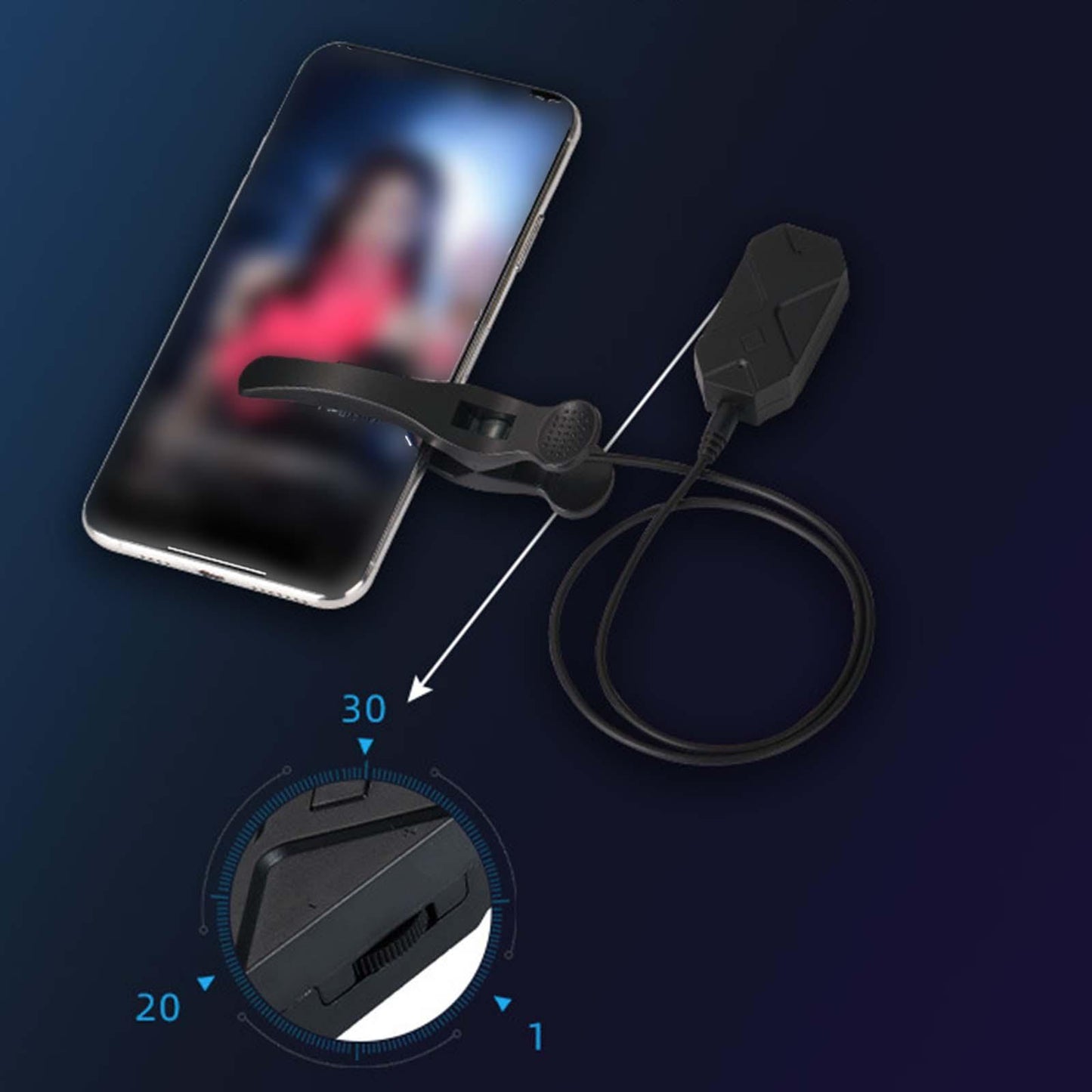 Smart Auto Screen Clicker Head Dual Mode Lightweight for Reward Tasks Gaming