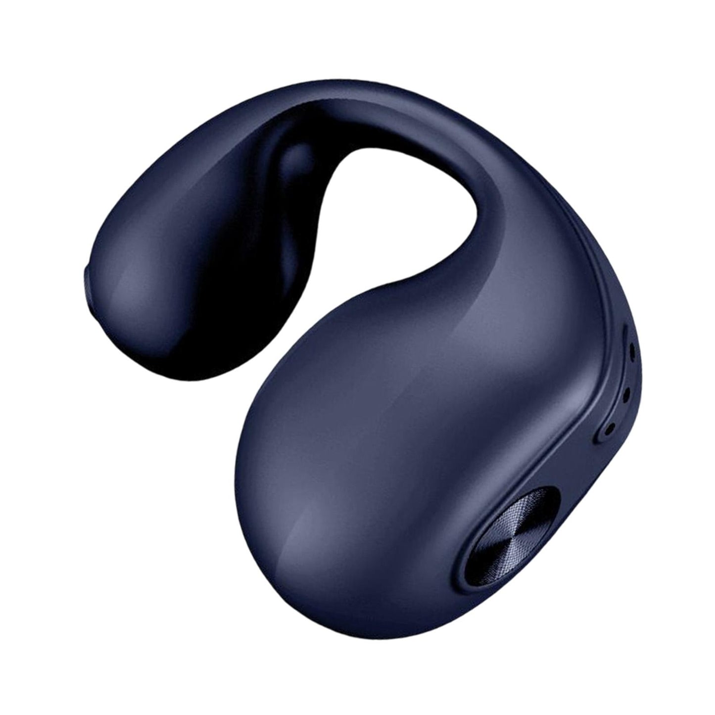 1 Piece Ear Clip Wireless Headset Portable HiFi Sound for Driving Business Blue