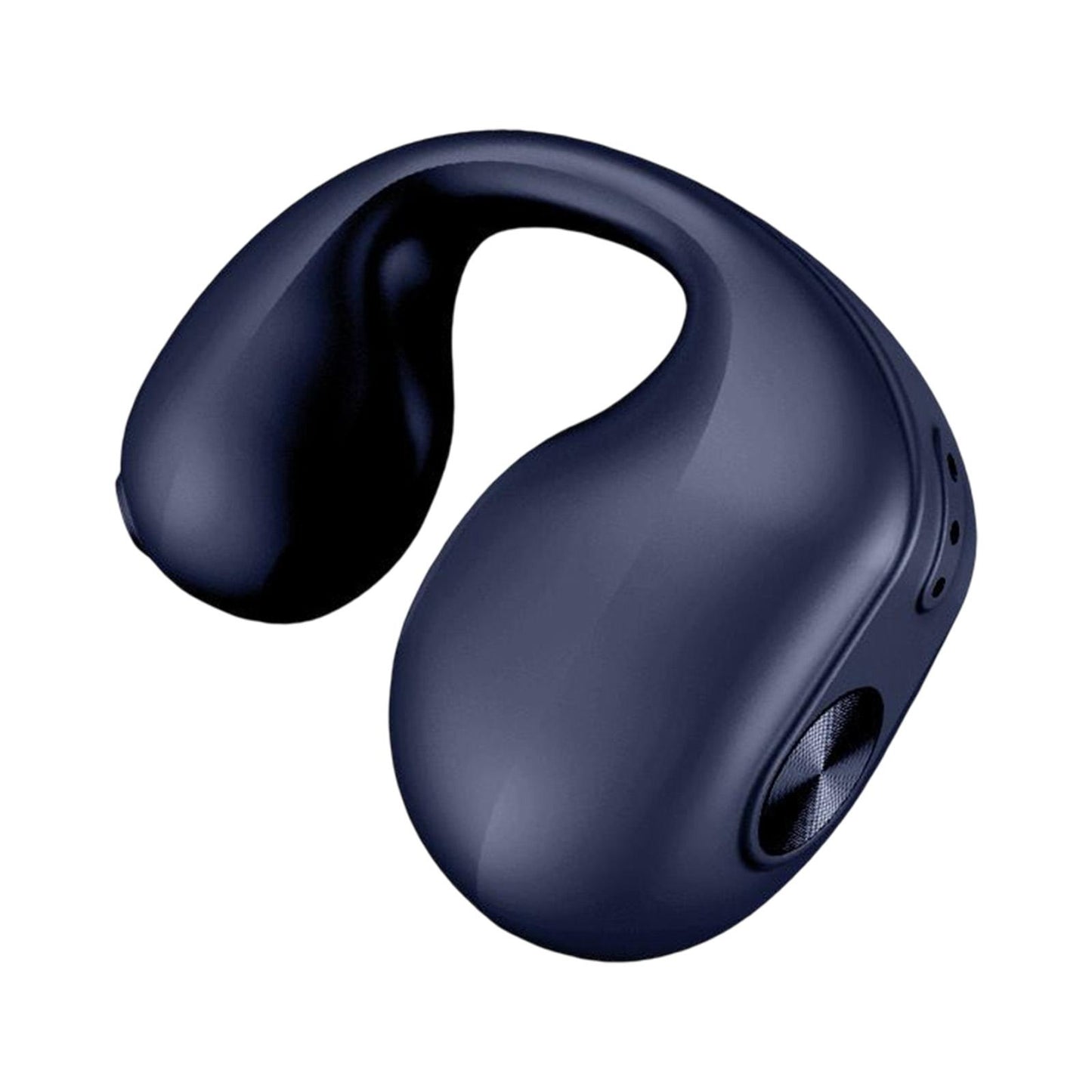 1 Piece Ear Clip Wireless Headset Portable HiFi Sound for Driving Business Blue