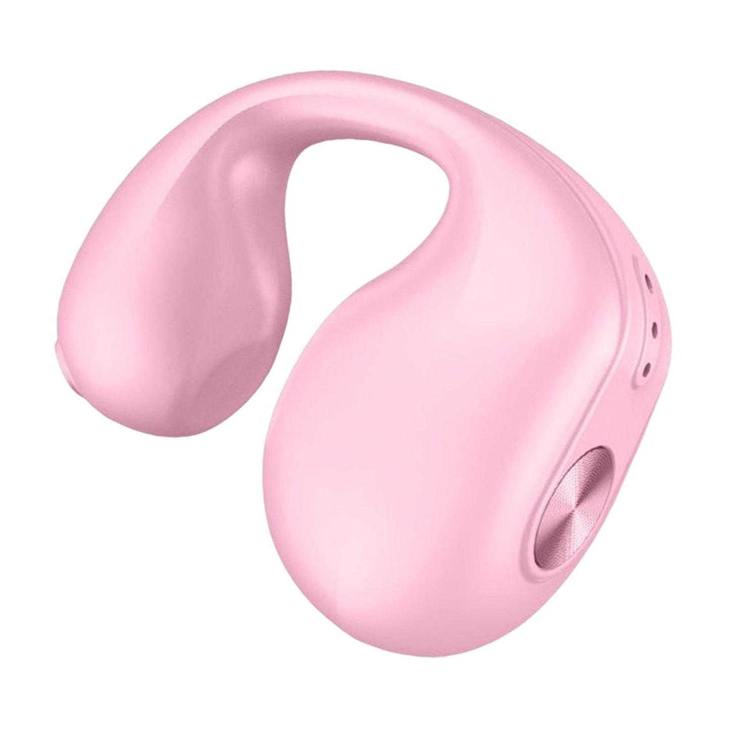 1 Piece Ear Clip Wireless Headset Portable HiFi Sound for Driving Business Pink