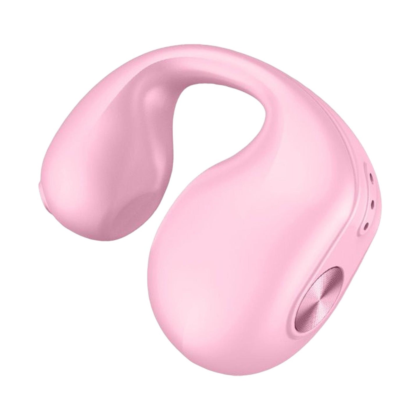 1 Piece Ear Clip Wireless Headset Portable HiFi Sound for Driving Business Pink