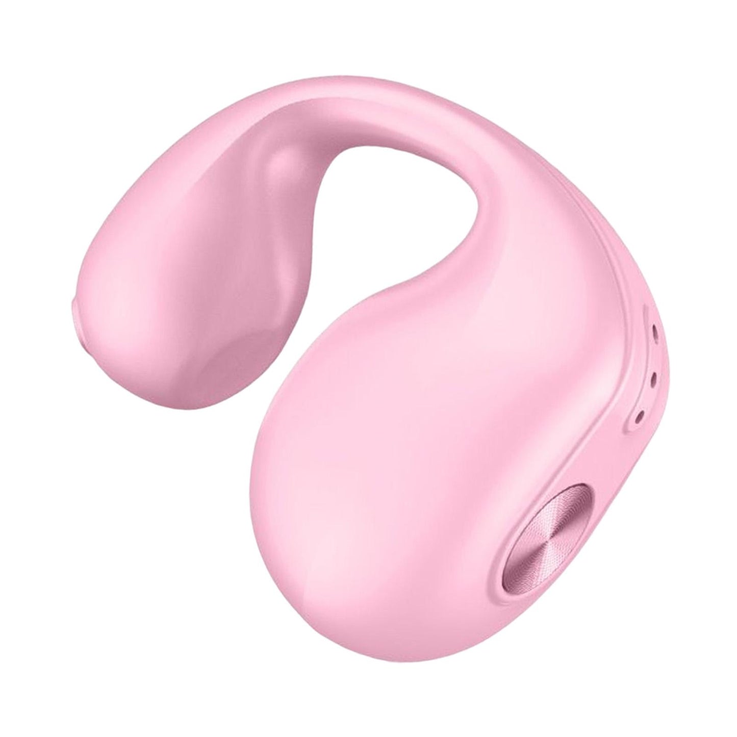 1 Piece Ear Clip Wireless Headset Portable HiFi Sound for Driving Business Pink