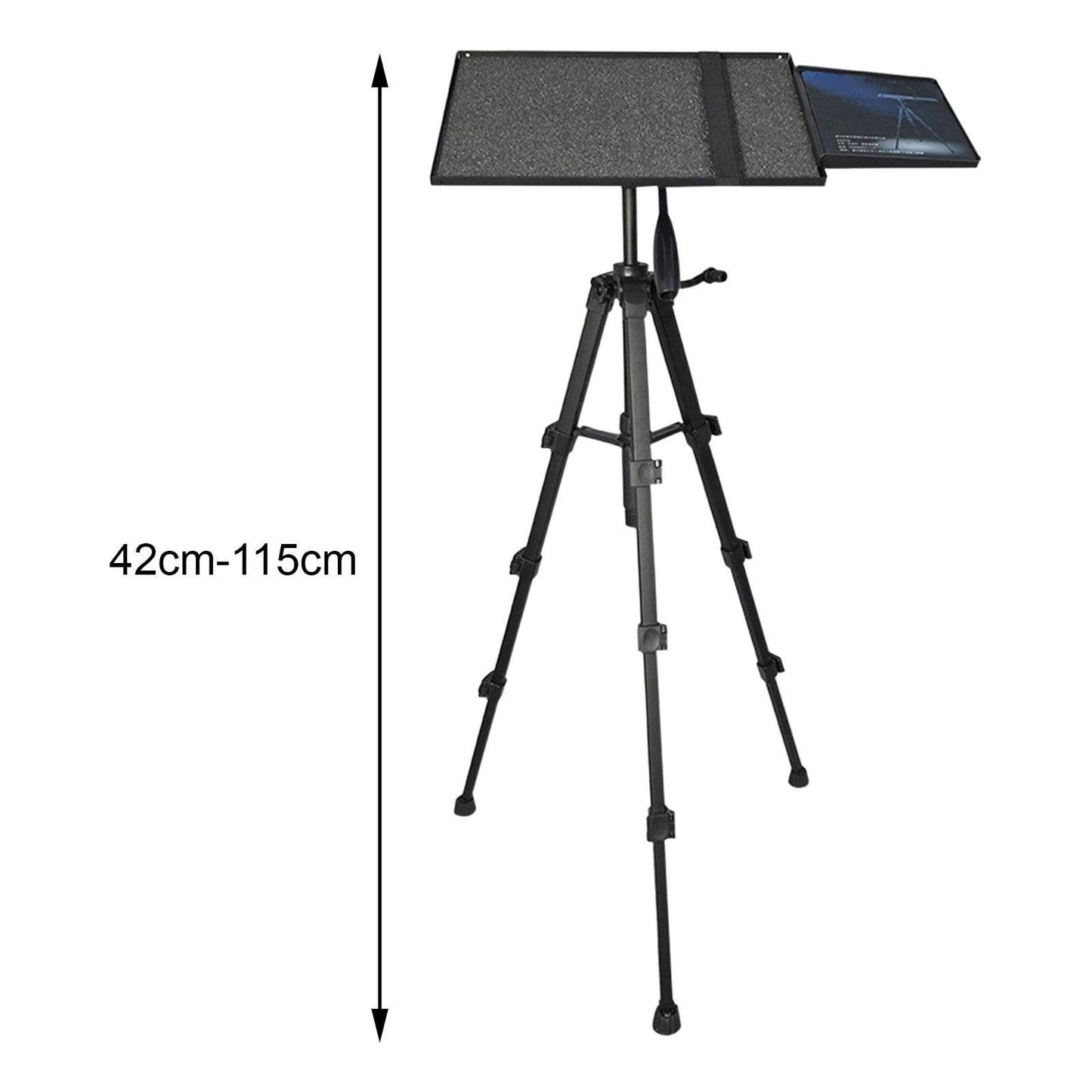 Universal Projector Tripod Stand, Purpose for Camping Tablet Workstation Tray Rotatable