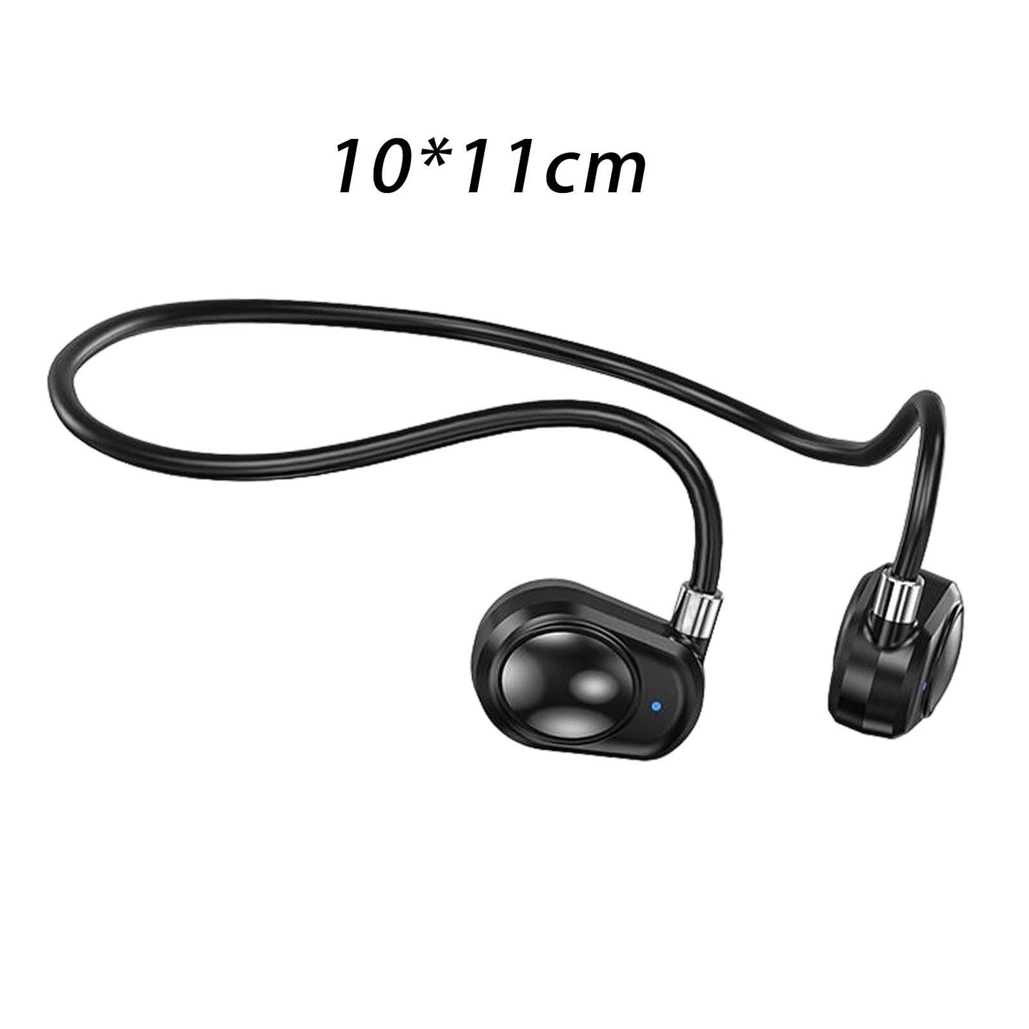 Headphones Headset Sweatproof HiFi Earphones for Cycling Workout Sports Black