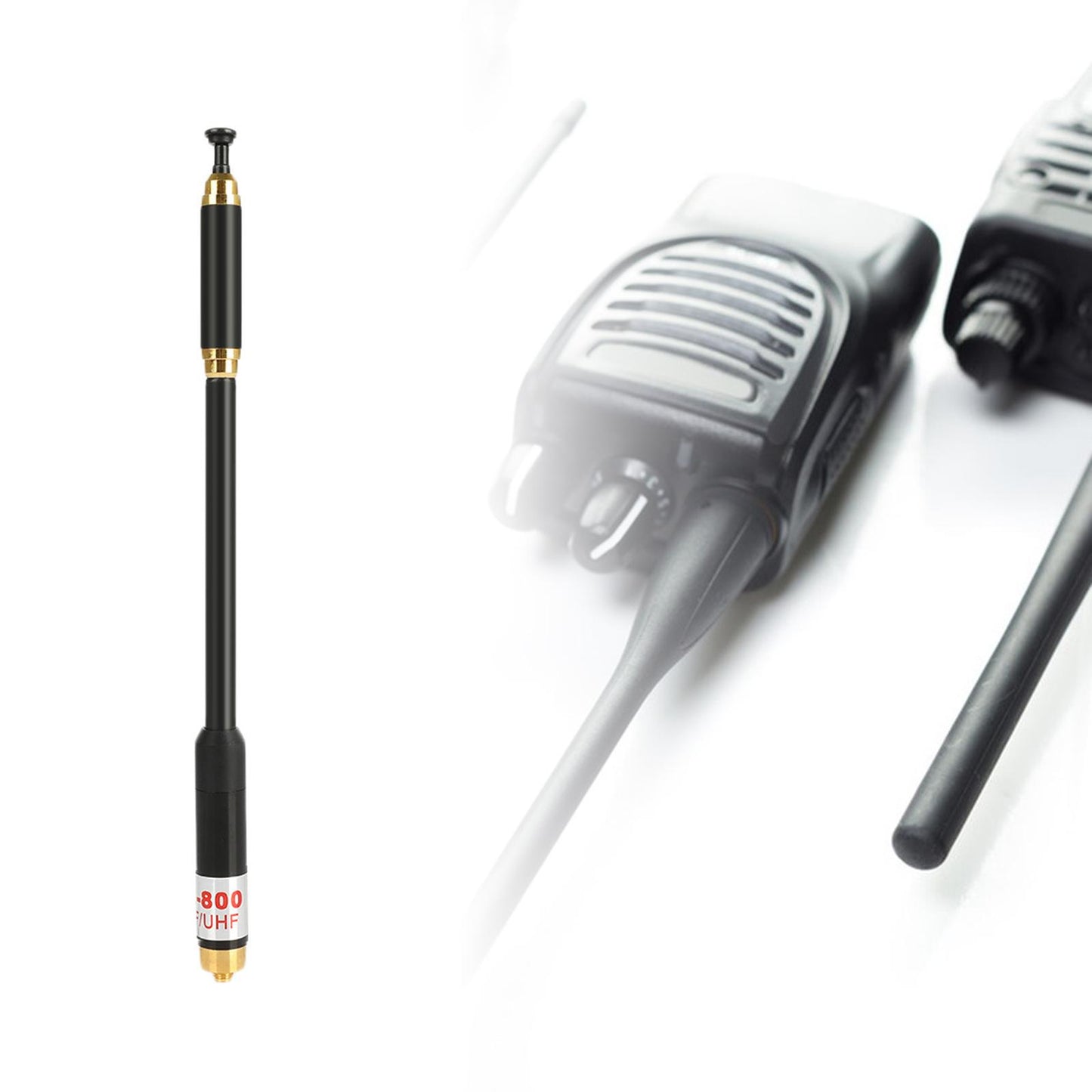 2 Way Radio Antenna Sma-F 144/430MHz Dual Band for TK-372 TK-3160 Bf-Uv5R