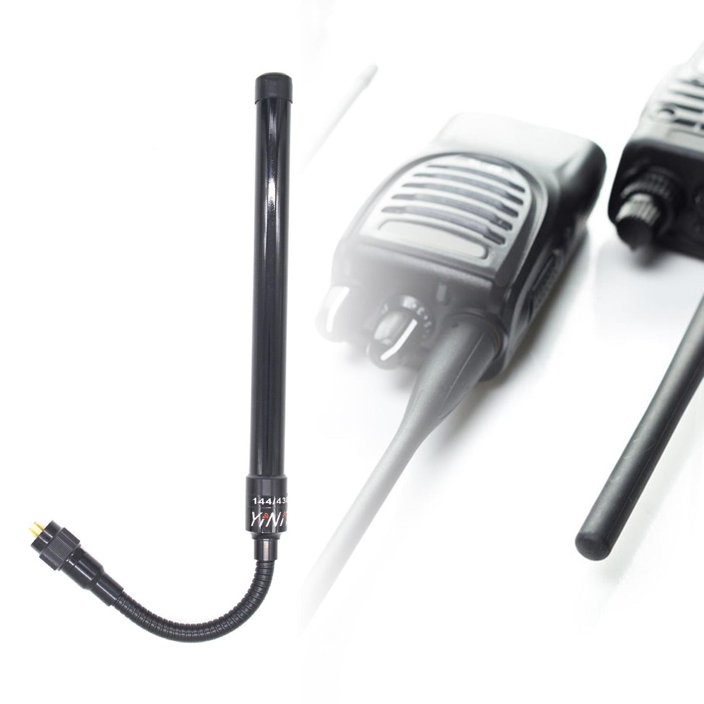 AT-33 Goose Tube Antenna Dual Band 144/430MHz Sma-Female for Walkie Talkie