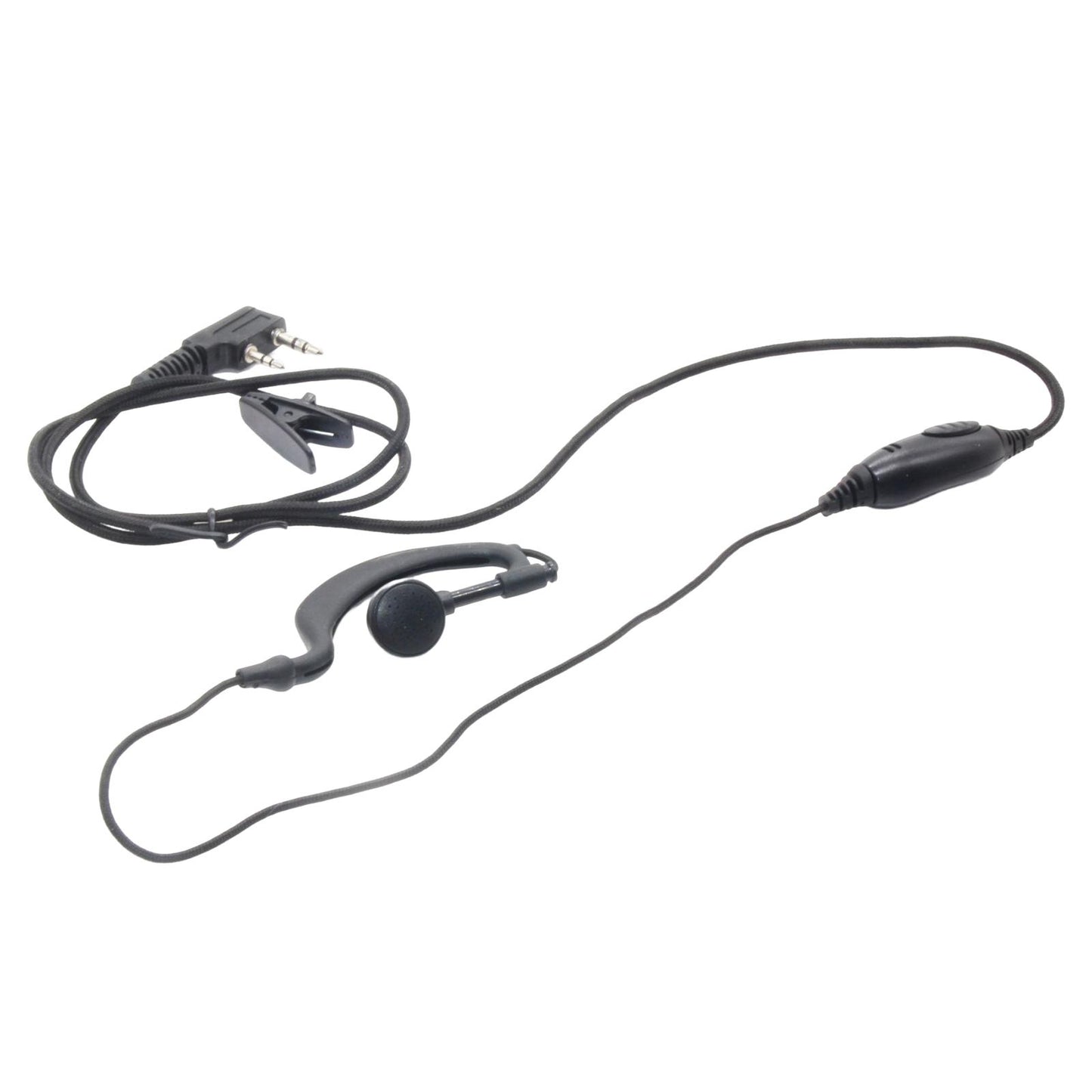 Walkie Talkie Earpiece G Type Earhook Headset with Mic for UV-5R Uvb6 V8