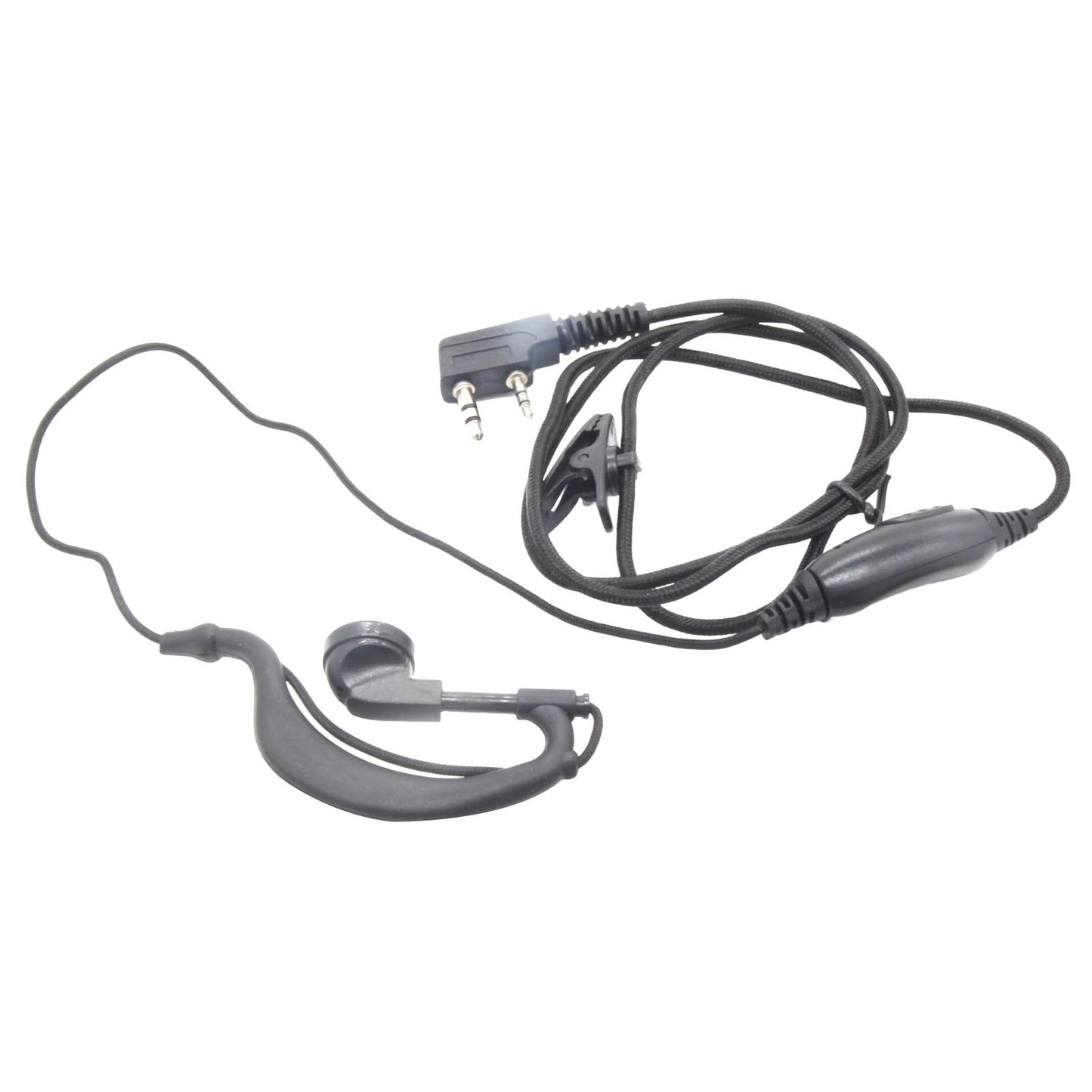 Walkie Talkie Earpiece G Type Earhook Headset with Mic for UV-5R Uvb6 V8