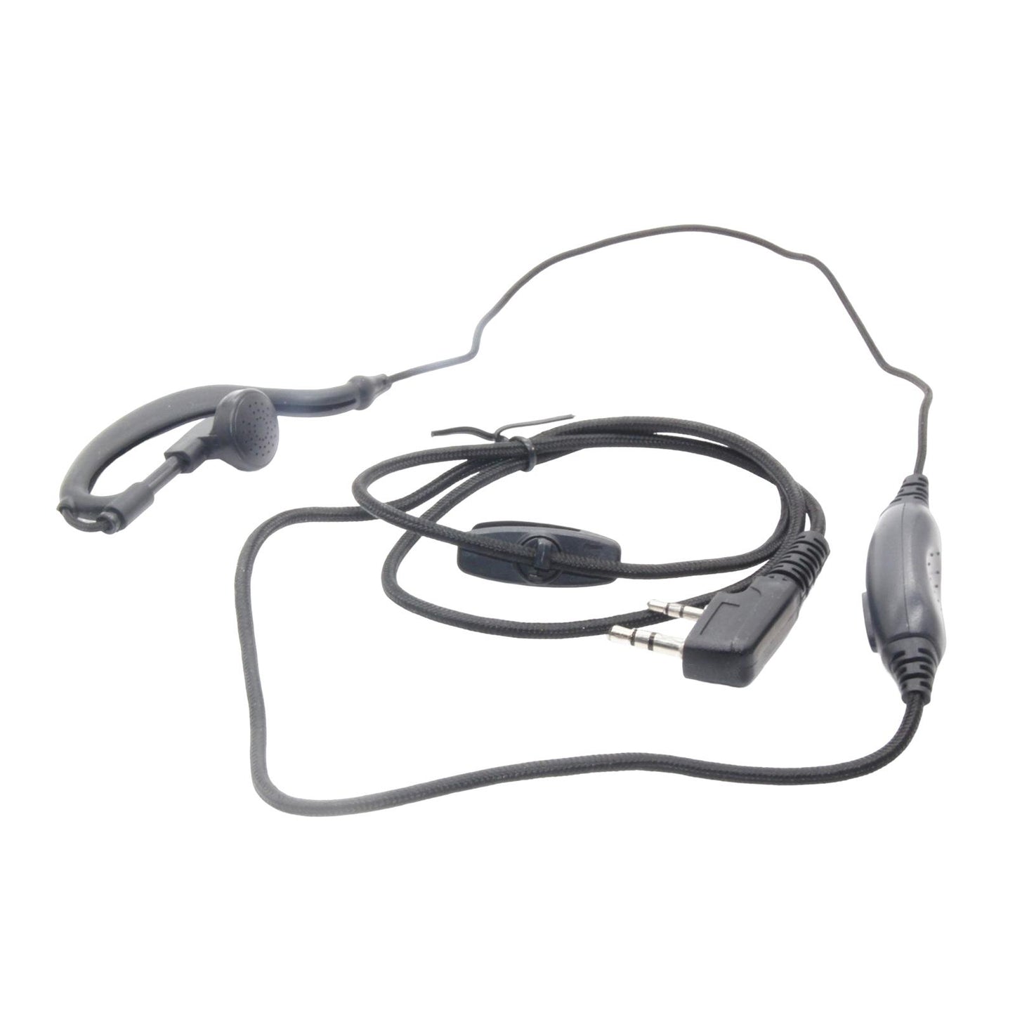 Walkie Talkie Earpiece G Type Earhook Headset with Mic for UV-5R Uvb6 V8