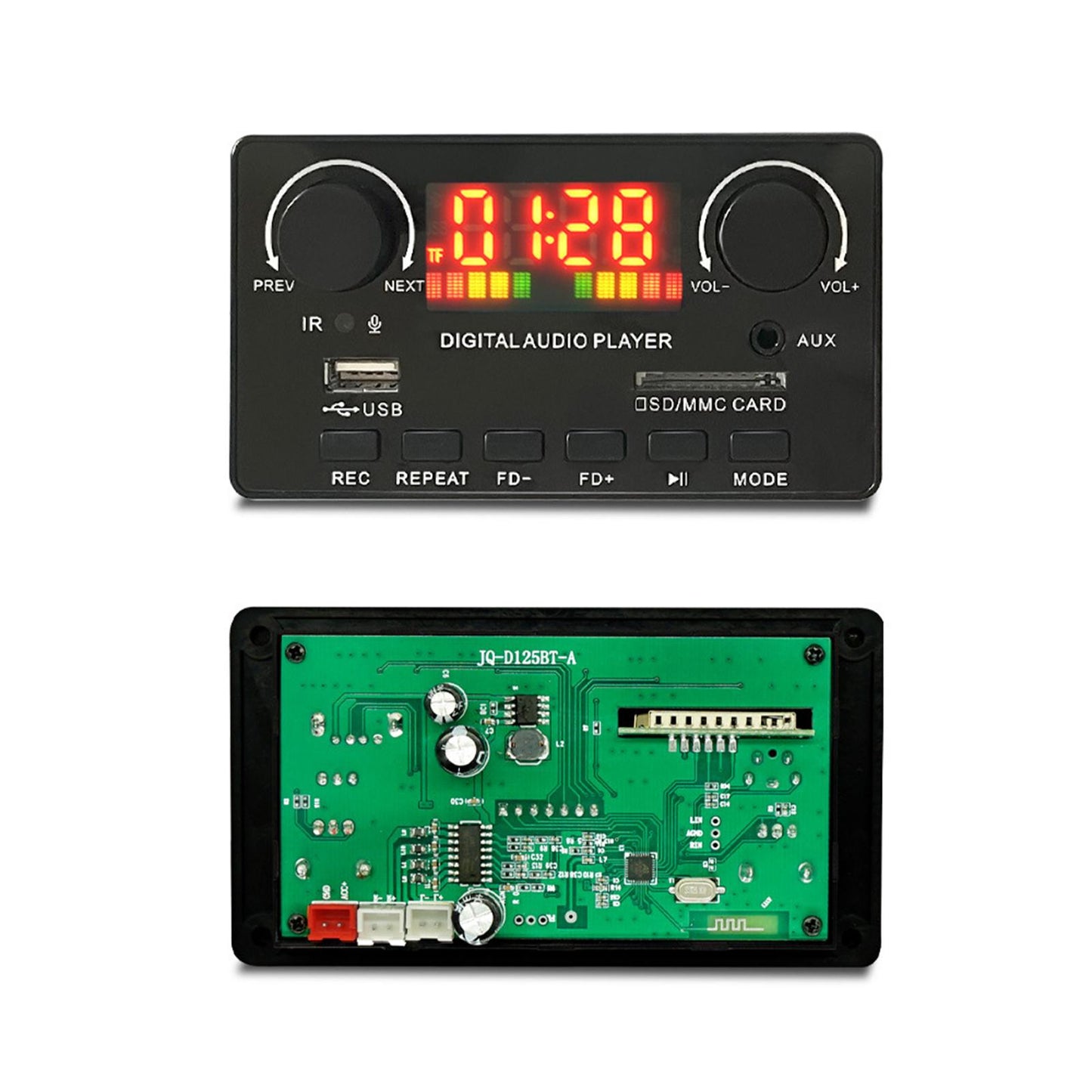 Decoder Board Module 2x40W Audio Module Lossless Audio Player V5.0 Jq-D125BT
