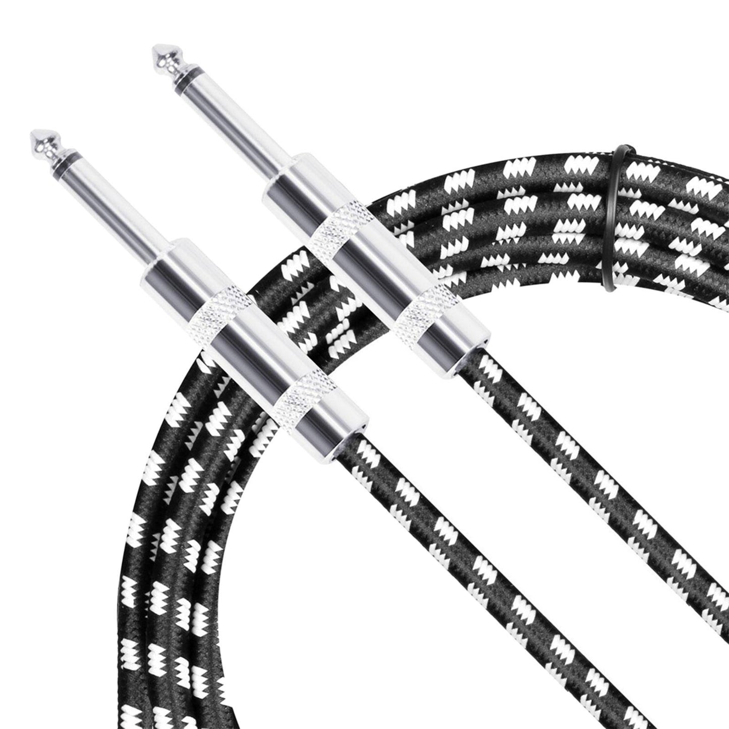 Guitar Cable Guitar 22AWG 6.35mm Plug Braided for Bass Mixing Console