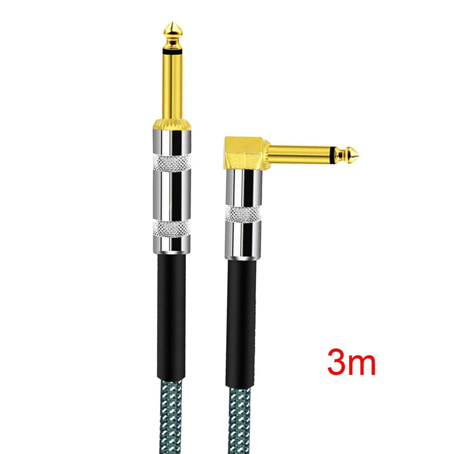 Guitar Cable Cord 3M 6.5mm Audio Cable Guitar Noise Reducing Cable Durable