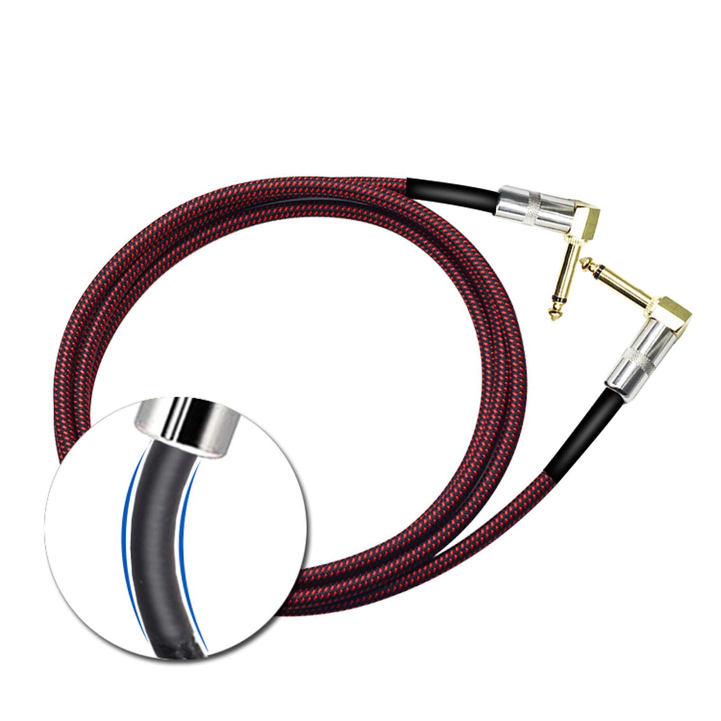 Guitar Cable 6.5mm Audio Cable 3M Electric Guitar Amp Cord Guitar Chord