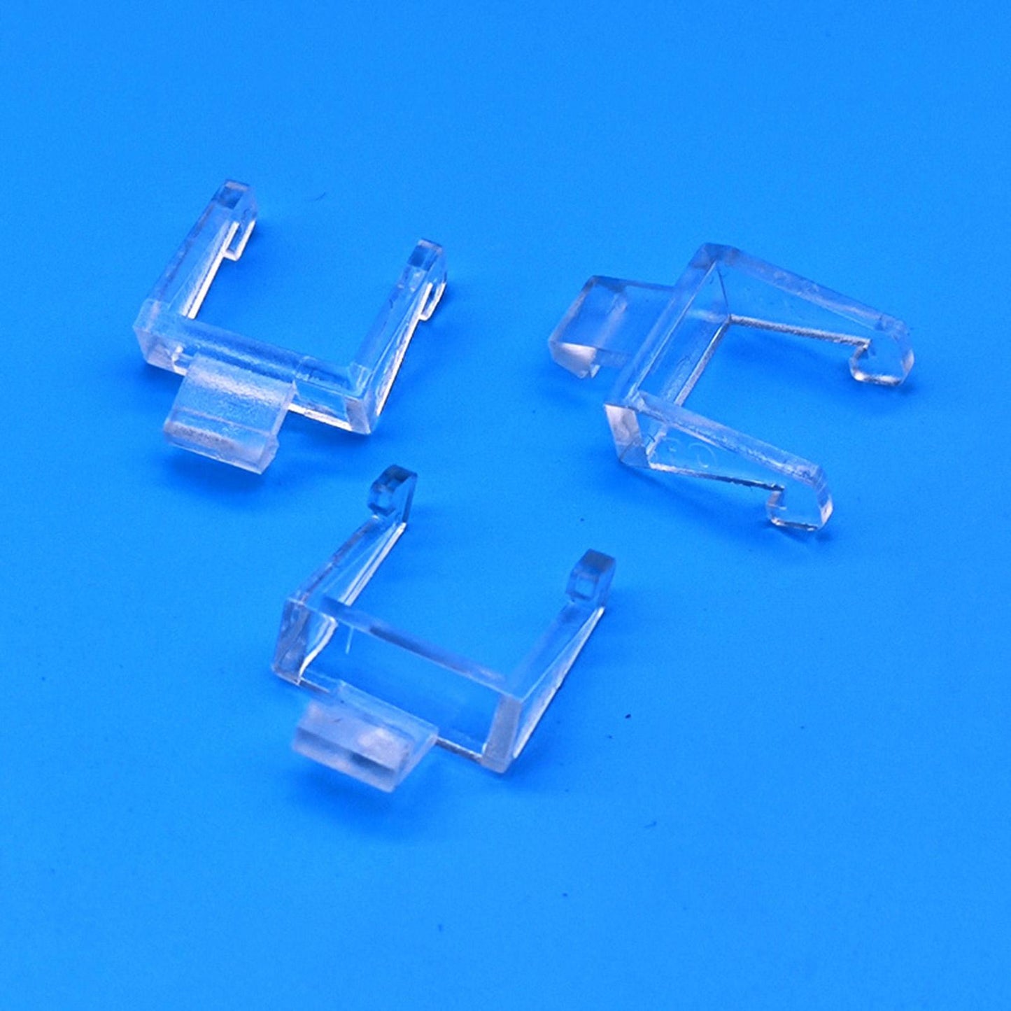 10 Pieces Pci-E Riser Card Retainer Computer Components PCIe Fixing Buckle Clear