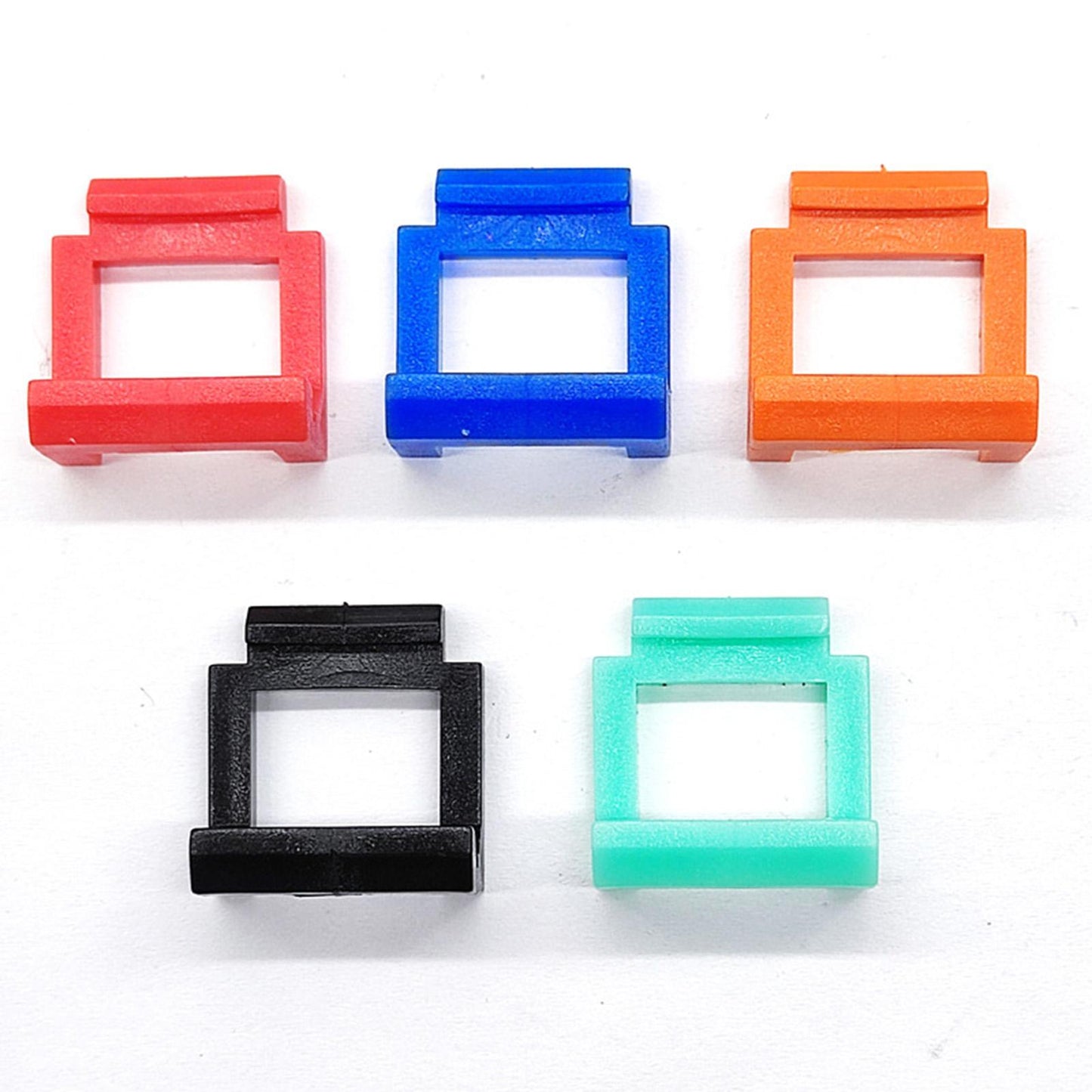 10 Pieces Pci-E Riser Card Retainer Computer Components PCIe Fixing Buckle Light Blue