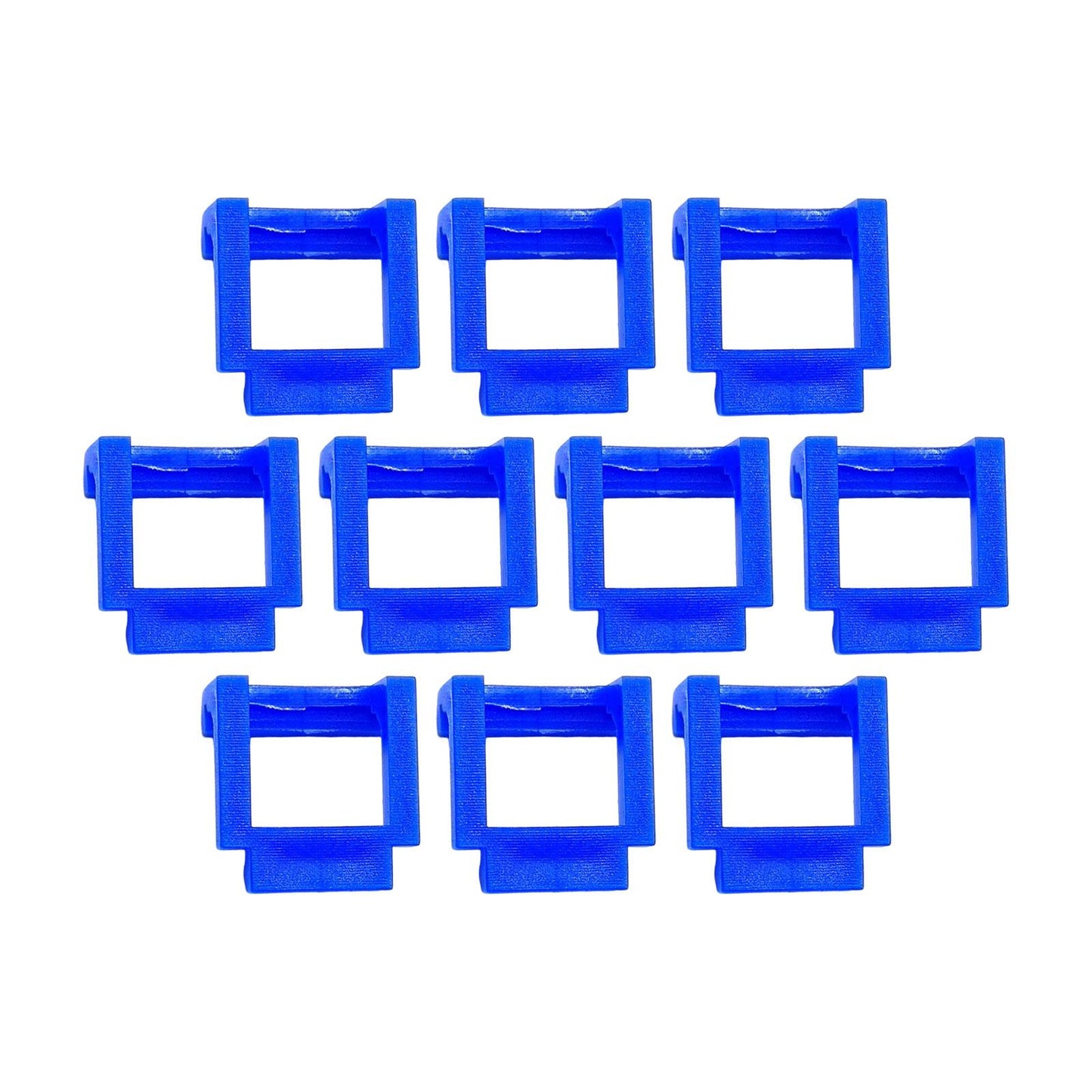 10 Pieces Pci-E Riser Card Retainer Computer Components PCIe Fixing Buckle Navy Blue