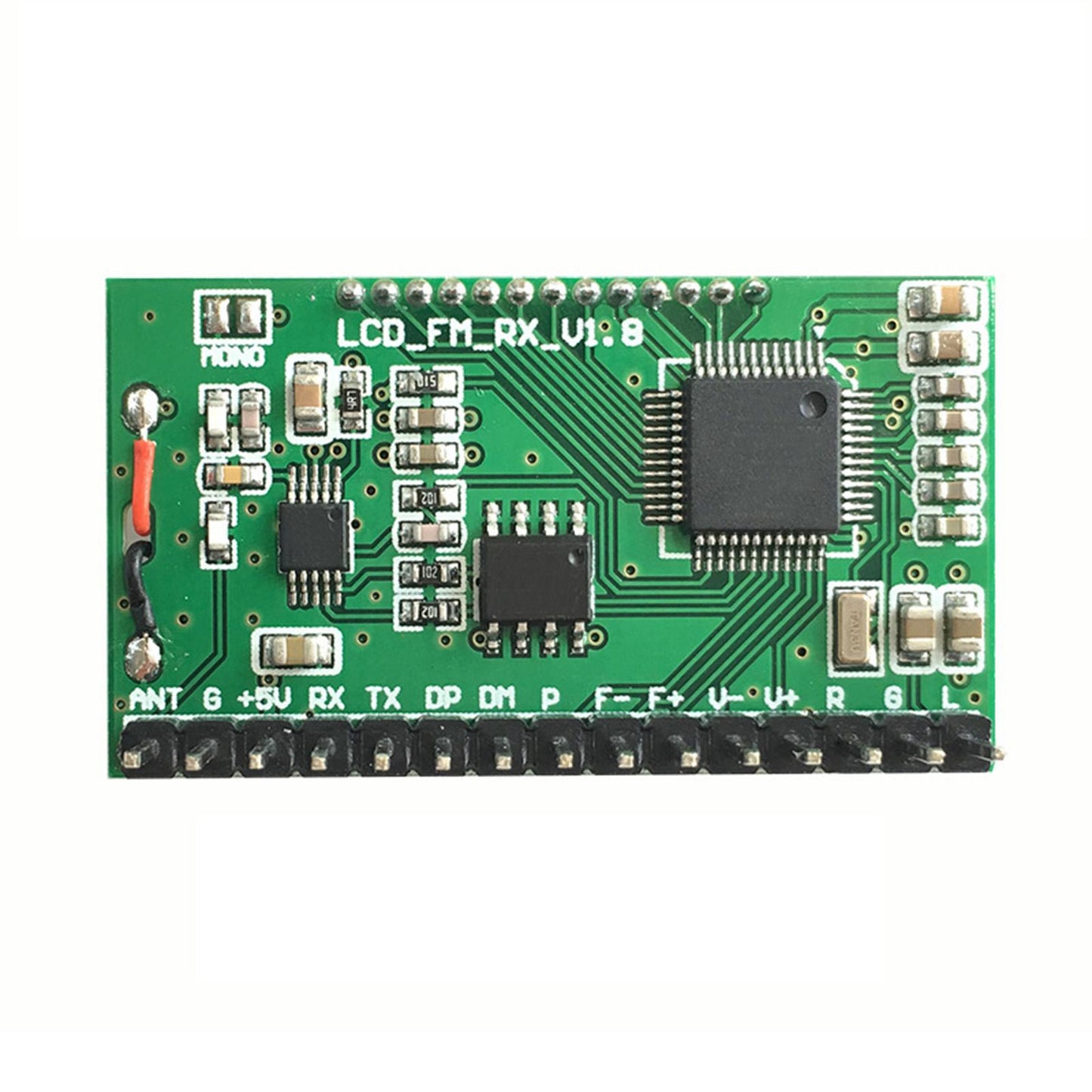 Digital FM Radio Receiver Module 76.0-108.0MHz DC 3V to 5V Multi Function