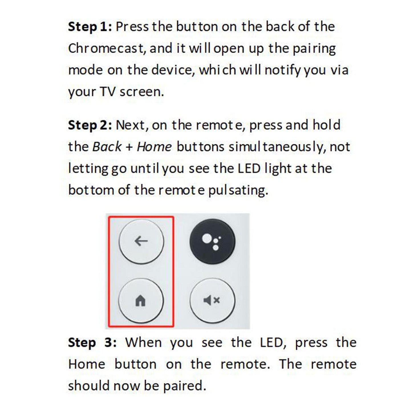 Voice Remote Control Replacement Durable for GA01919-Us