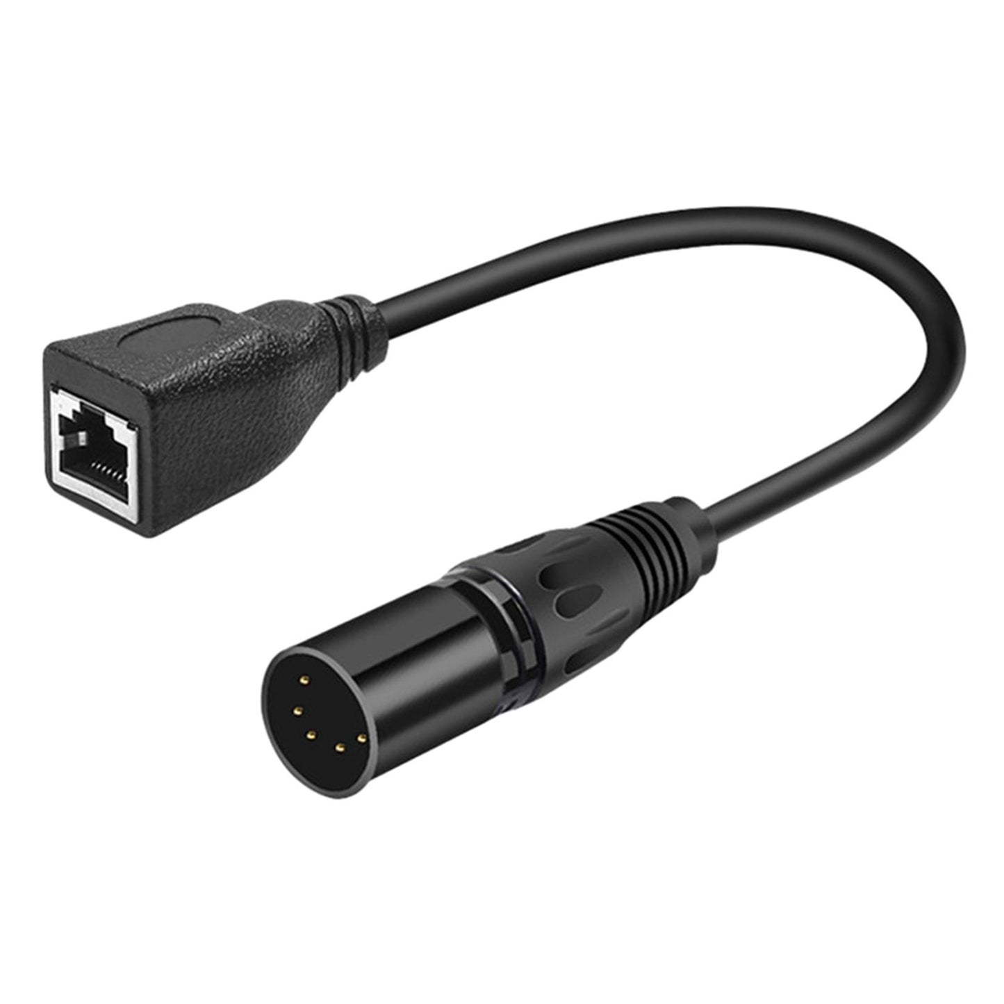 5 Pin XLR to audio Extension Cable 11.8inch Conversion Wire Cord