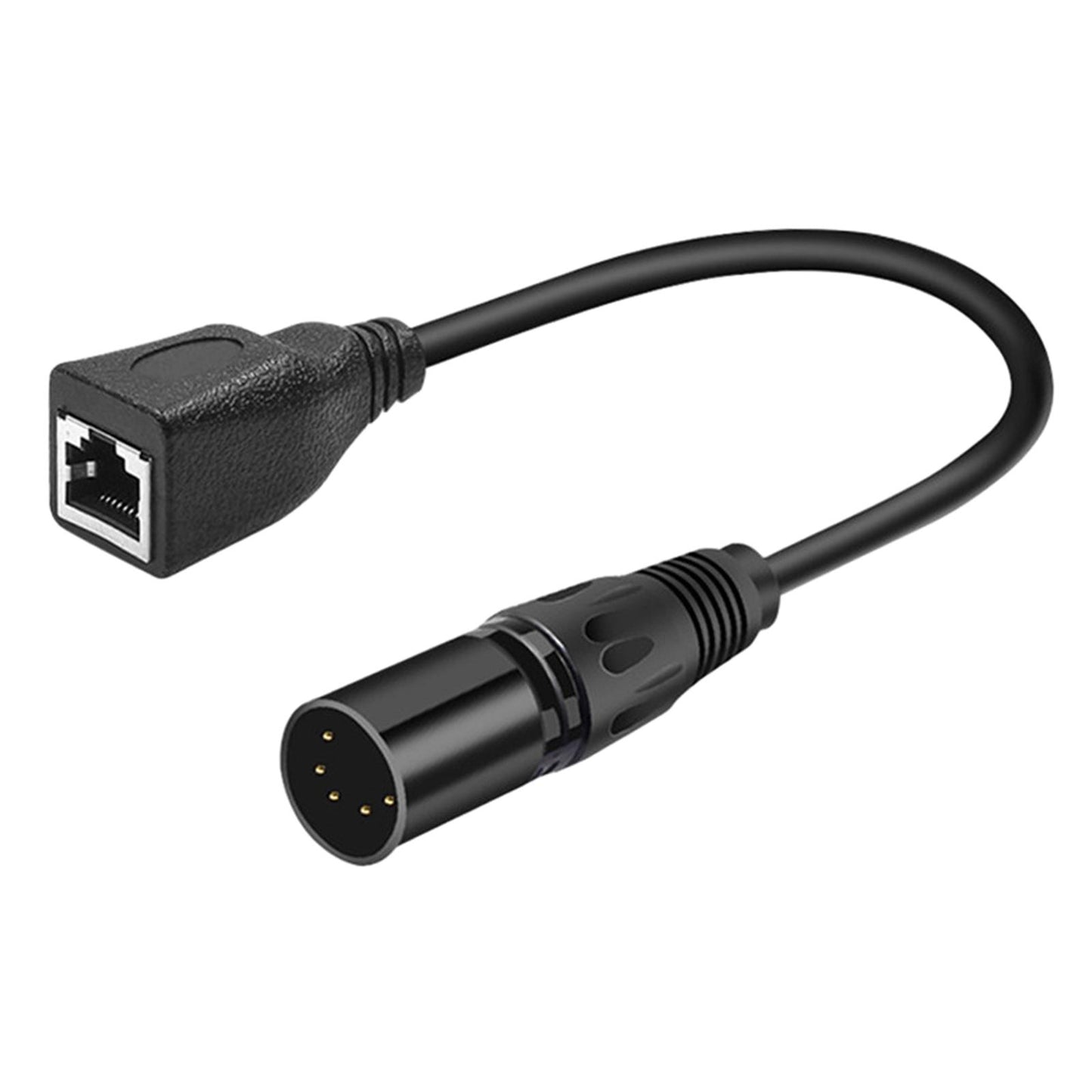 5 Pin XLR to audio Extension Cable 11.8inch Conversion Wire Cord