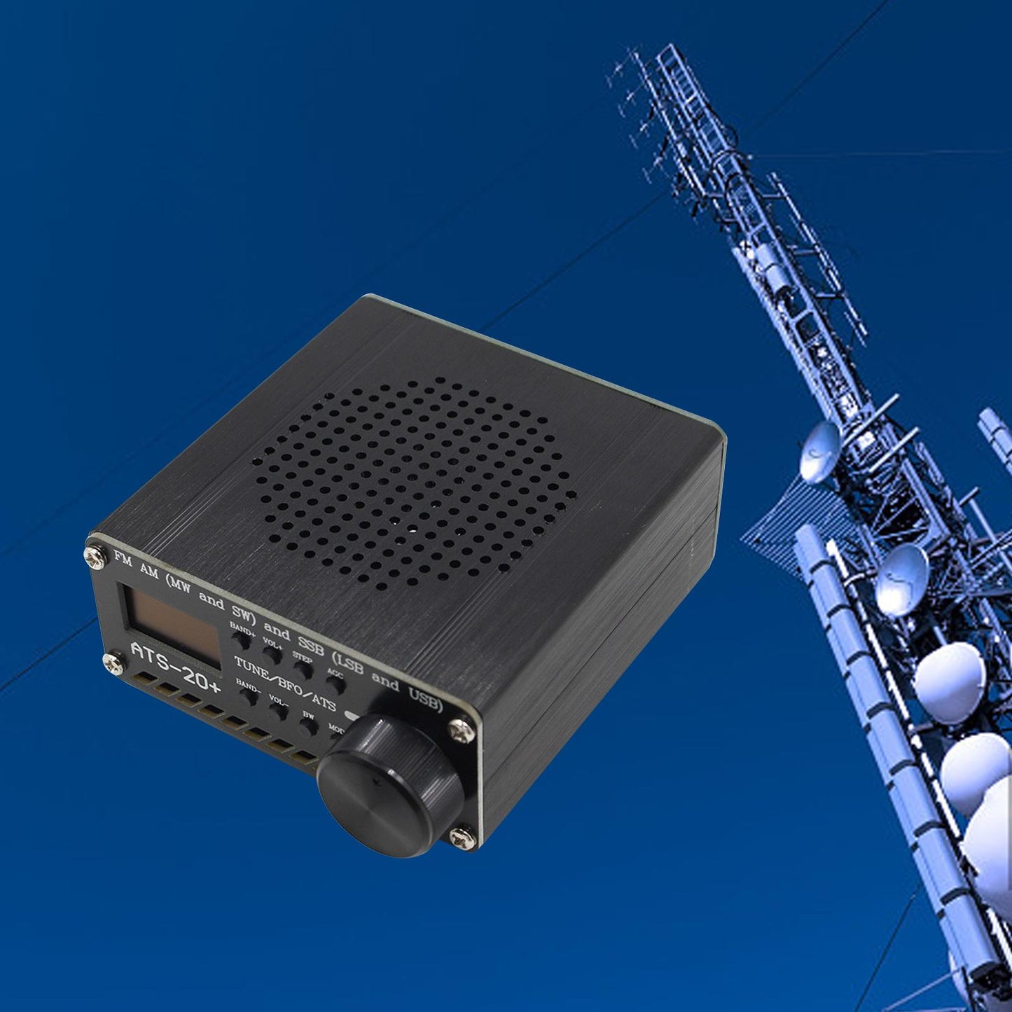 ATS-20+ SI4732 Radio Receiver 3.5mm Audio Output Attachments Stable Portable