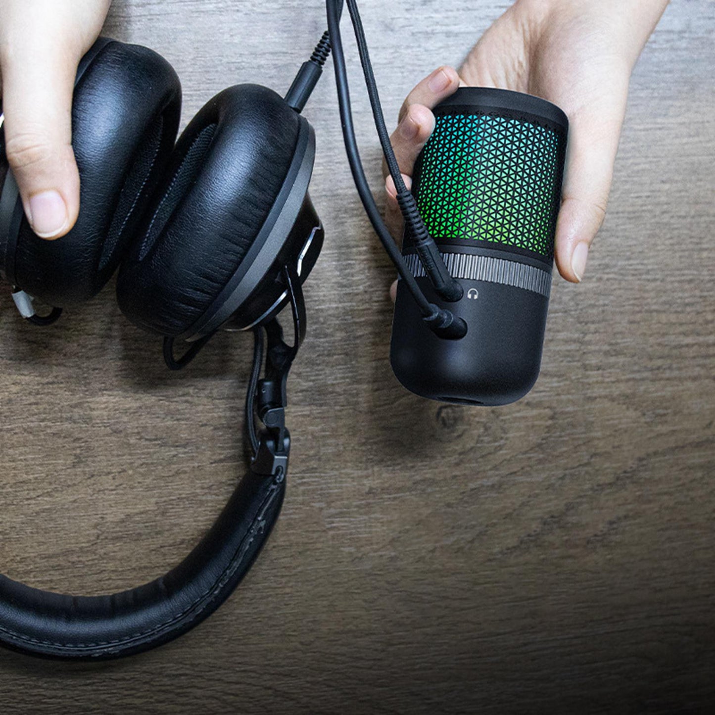 USB Microphone Volume Control Knob Studio and Computer Condenser Mic