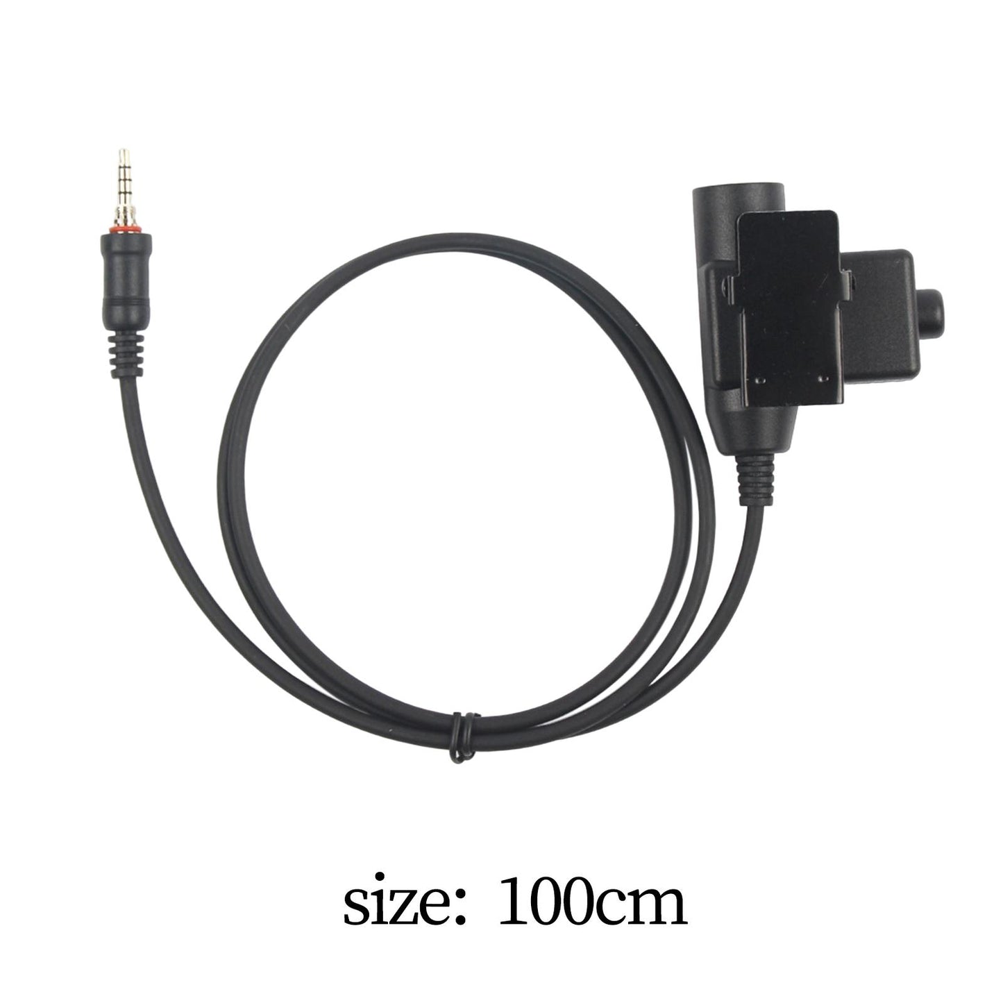 U94 PTT Adapter 100cm for VX-6R VX-7R VX-127 Walkie Talkies Accessories