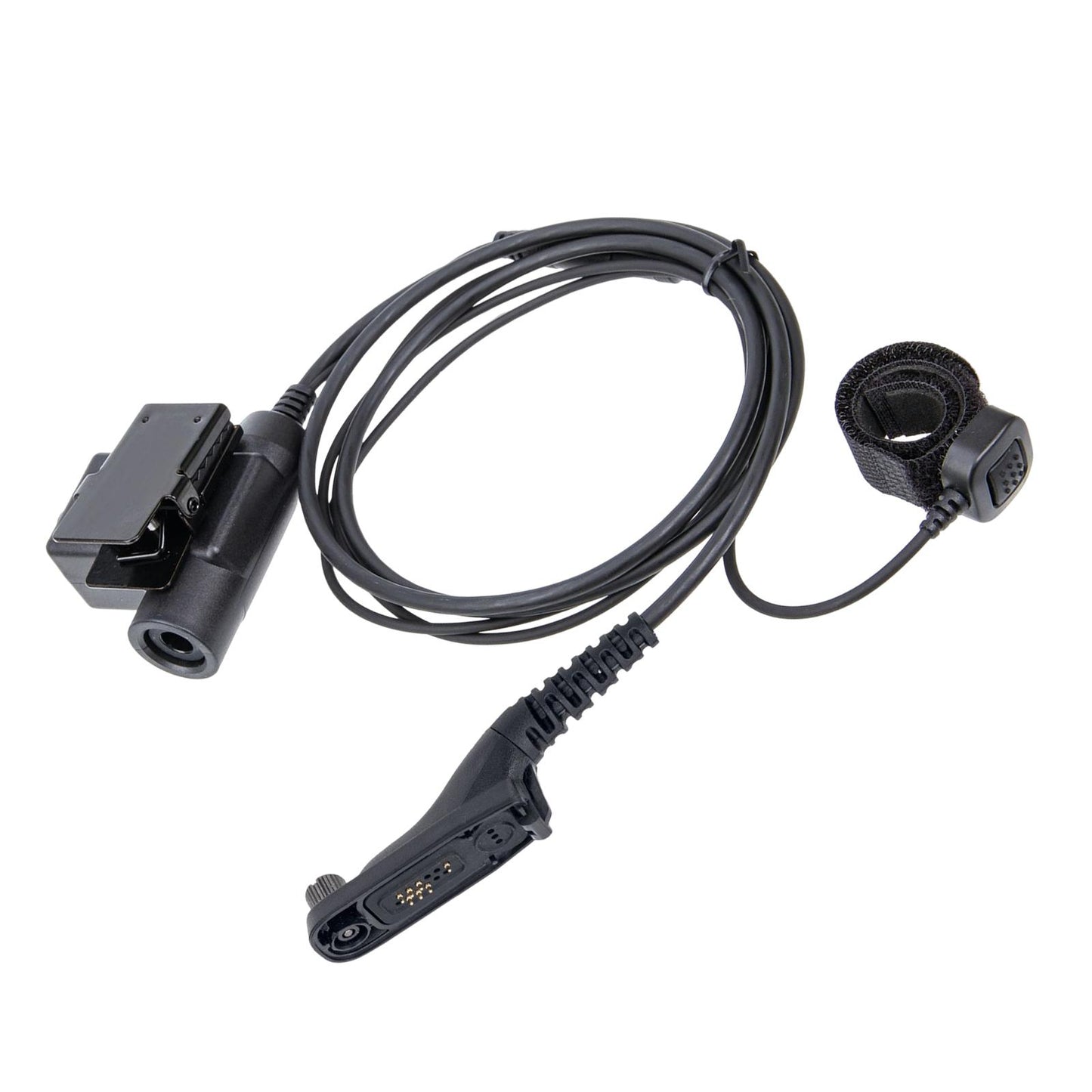 U94 PTT Adapter Connector Cable with Clip for Xir P8268 P8668 Walkie Talkie