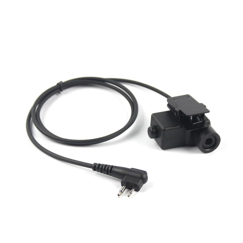U94 PTT Adapter Two Way Radio Headset Adapter Professional 100cm for GP-88