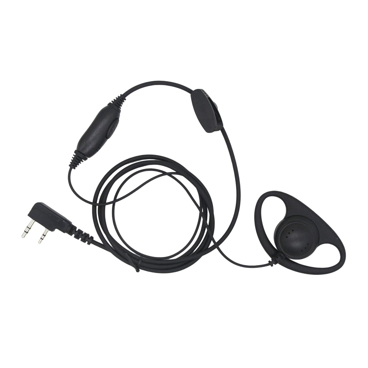 2 Way Radio Earphone Earbud Ear Hook Radio Communication Accessories