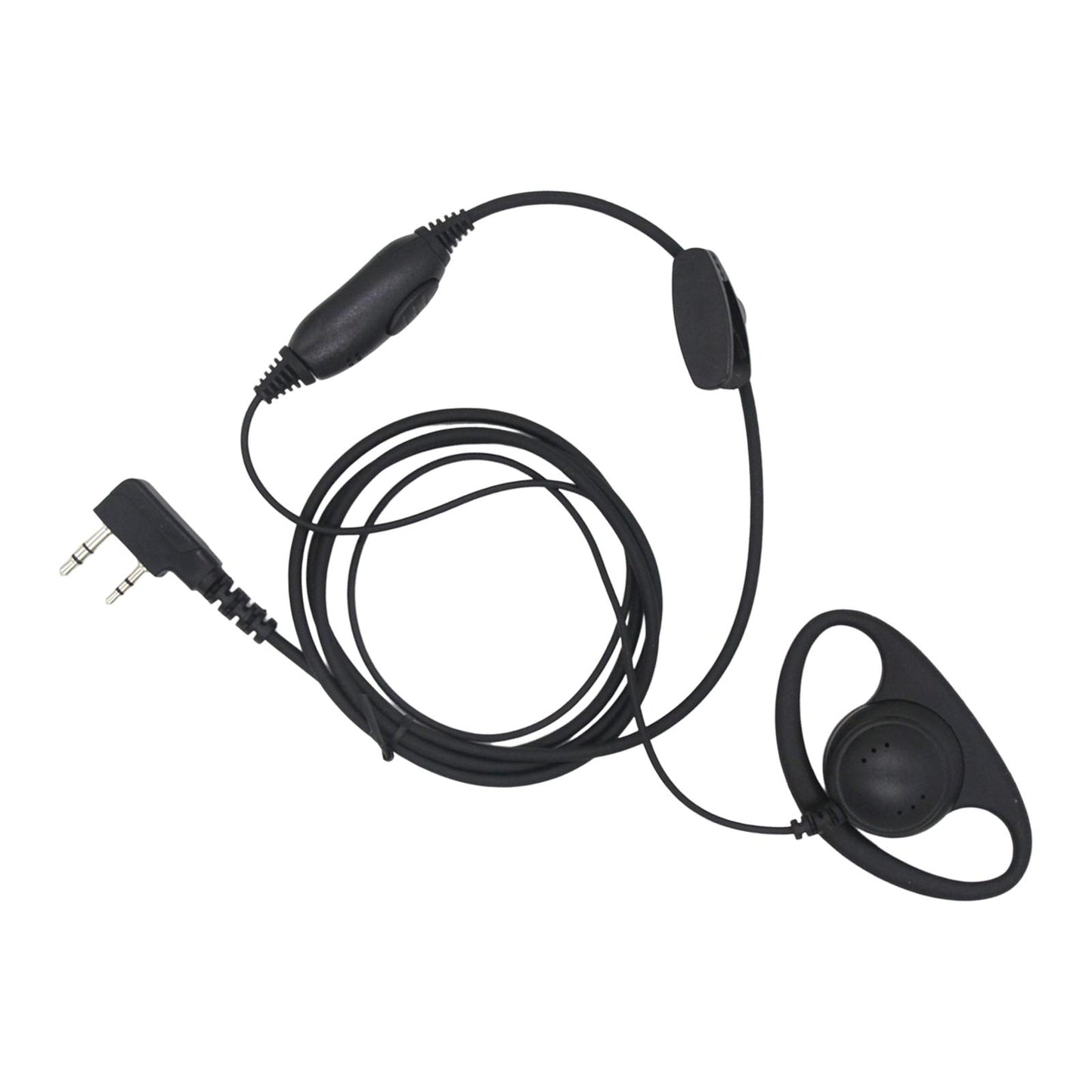 2 Way Radio Earphone Earbud Ear Hook Radio Communication Accessories