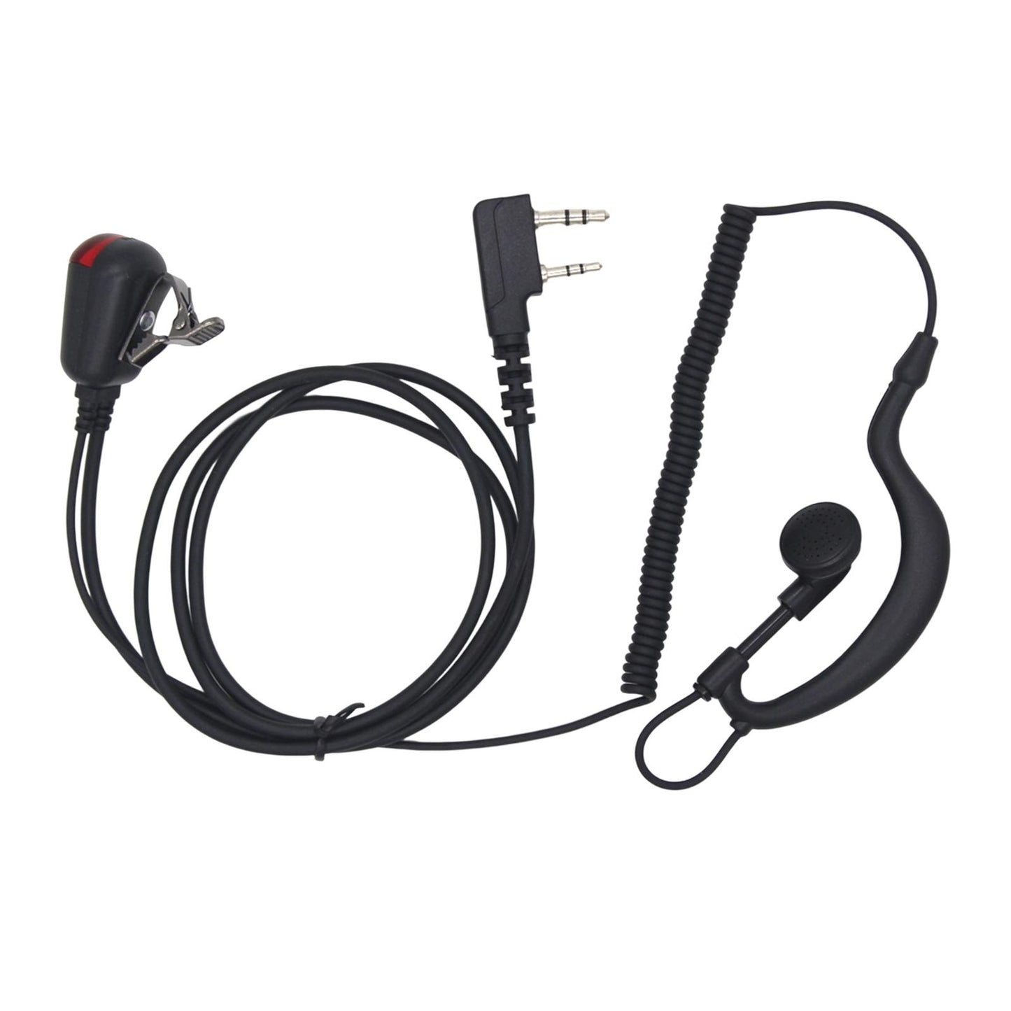 2 Way Radio Earpiece with Lights Radio Communication Accessories Headphone