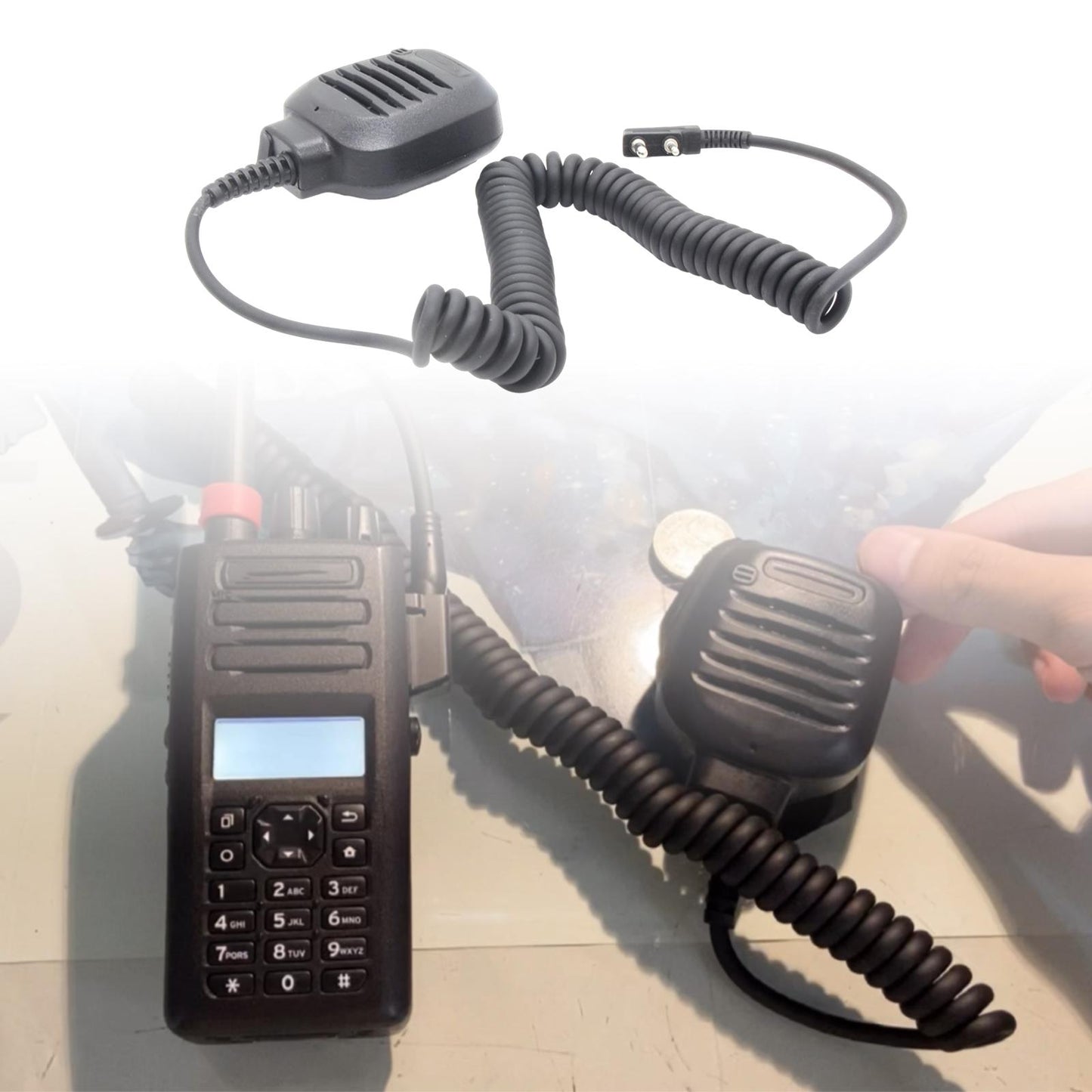 Remote Speaker Microphone Ham Radio Portable for Kpg48D TK-248 348 Kpg87D