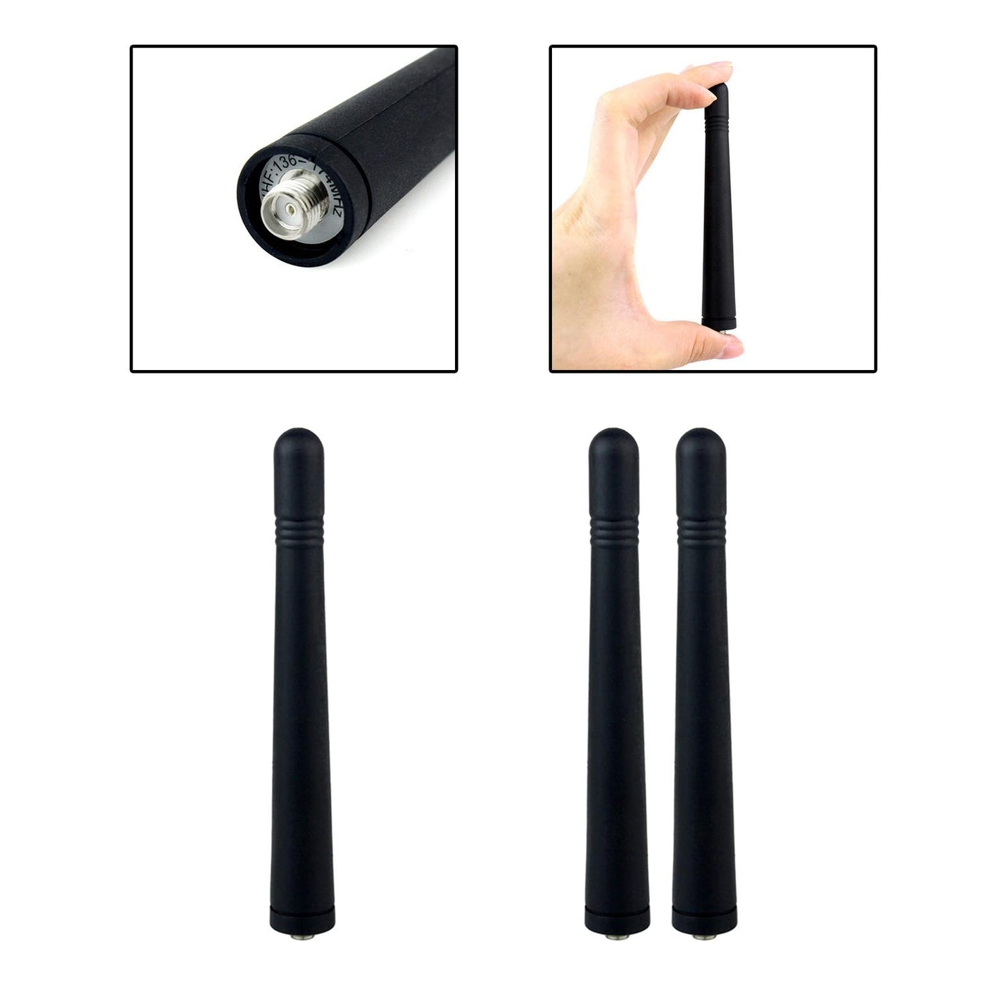 VHF Antenna Replacement female for TK2207 TK2300 TK2302 TK2102 TK2103 1 piece