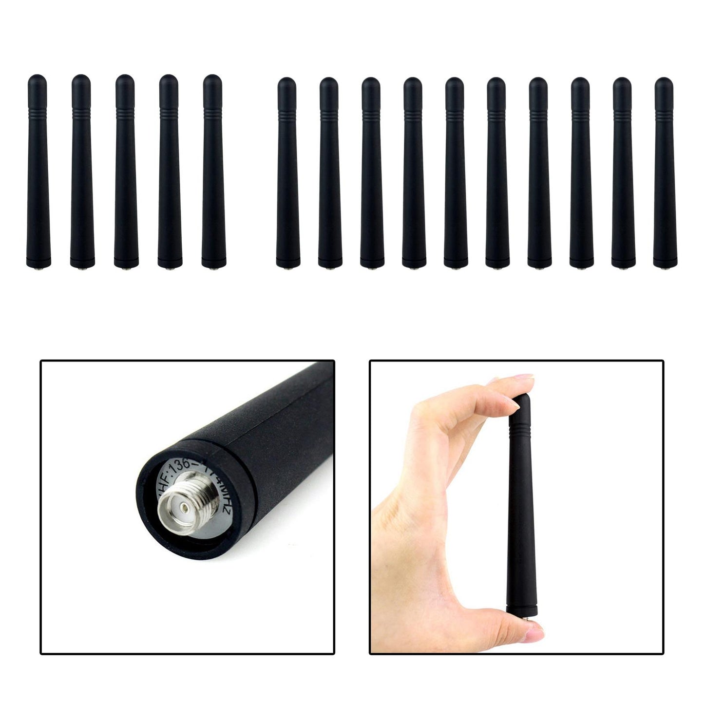 VHF Antenna 10.8cm female Antenna for TK2207 TK2312 TK2360 TK2300 TK2302 5 pieces