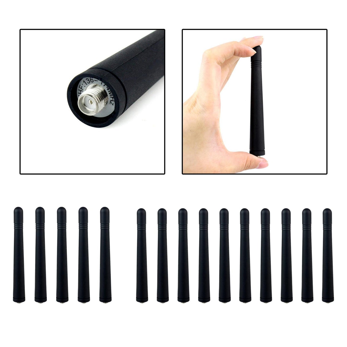 VHF Antenna 10.8cm female Antenna for TK2207 TK2312 TK2360 TK2300 TK2302 5 pieces