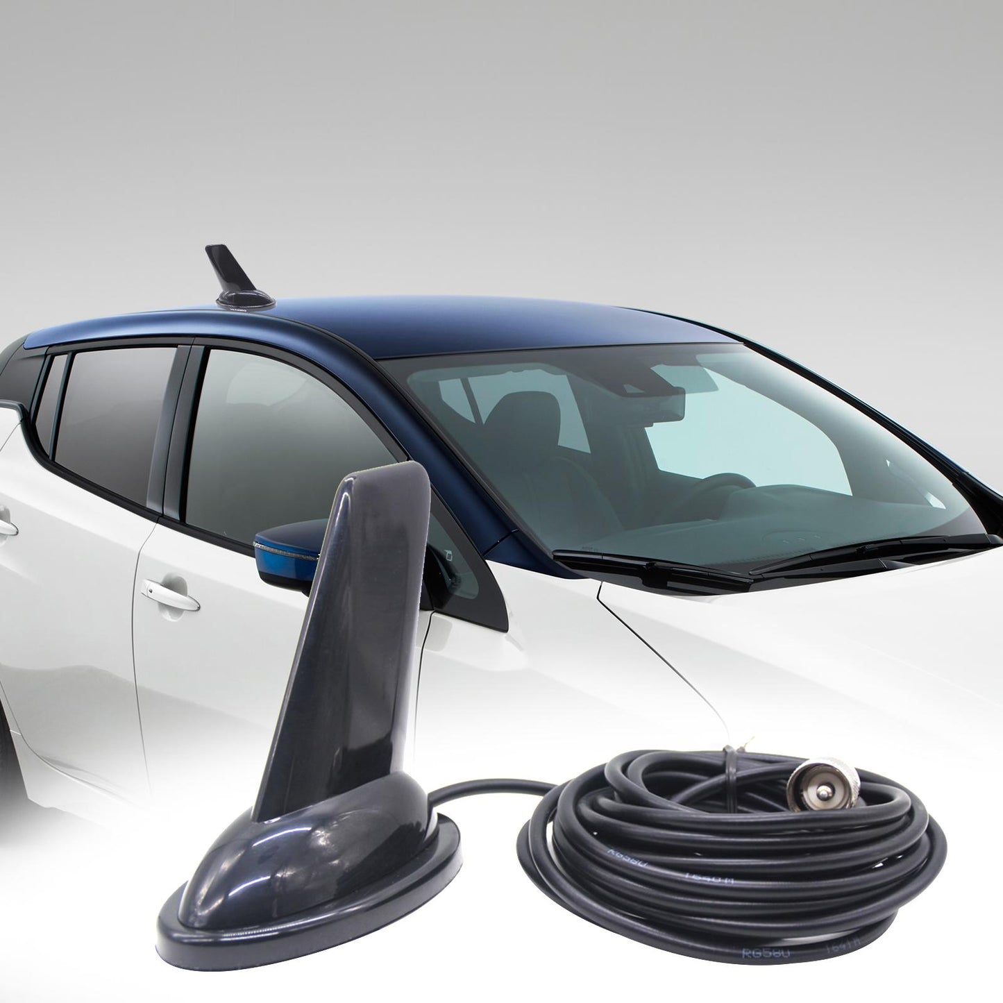 Shark Fin Design Antenna UHF VHF Antenna High Performance 11.5cm for Bj-328