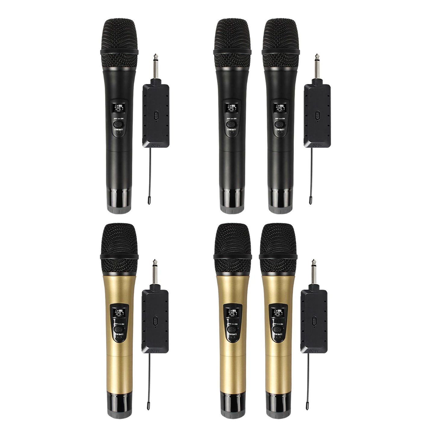 microphone Cordless Mic Set Durable Stable Performance Auto Connect Single Mic Aureate