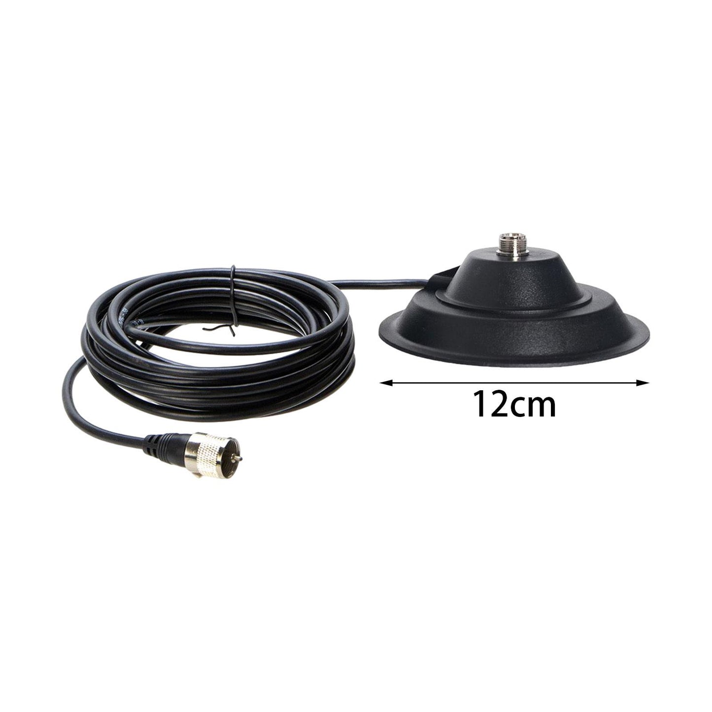 Magnetic Mount Base 12cm with 5M Extension Coaxial Cable for KT-7900D Bj-218