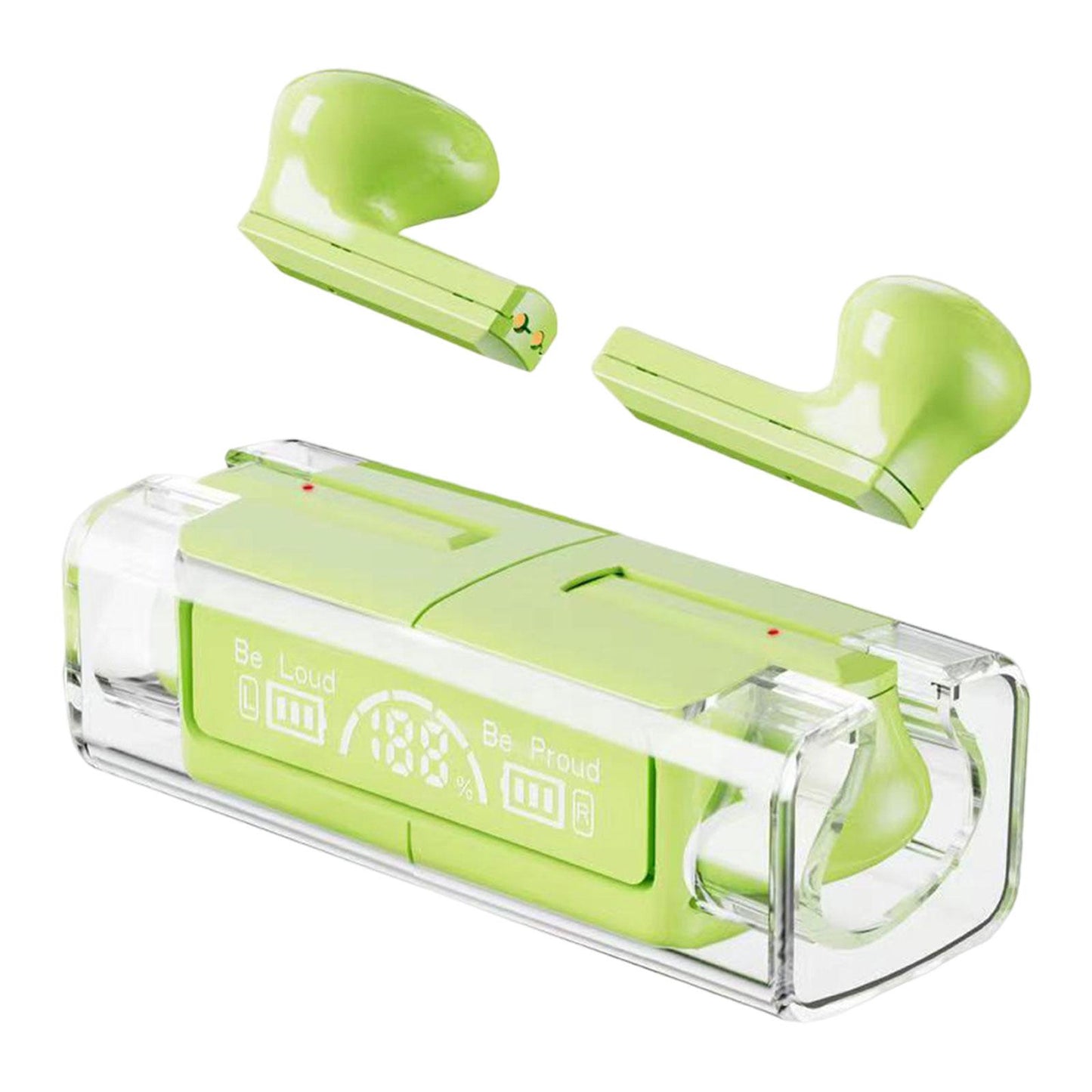 Wireless Earbuds Noise Cancelling V5.3 Headphones for Green