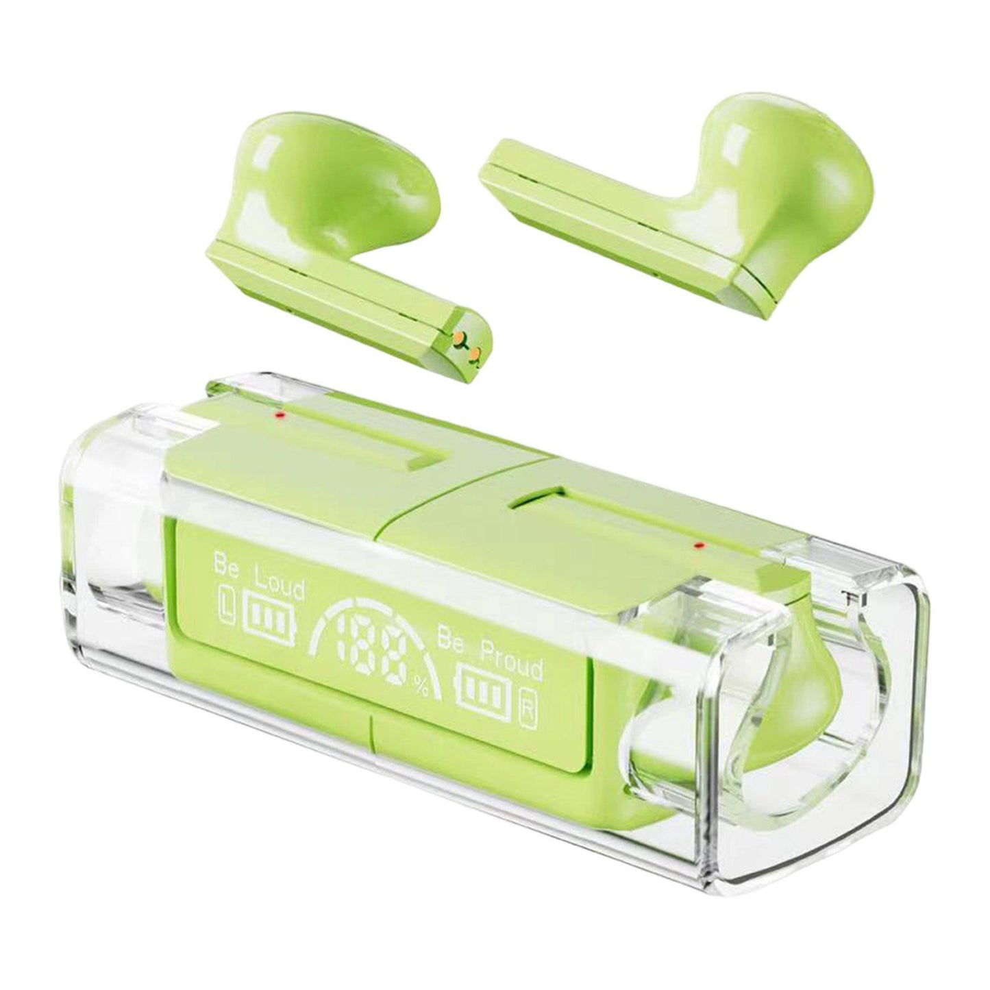 Wireless Earbuds Noise Cancelling V5.3 Headphones for Green