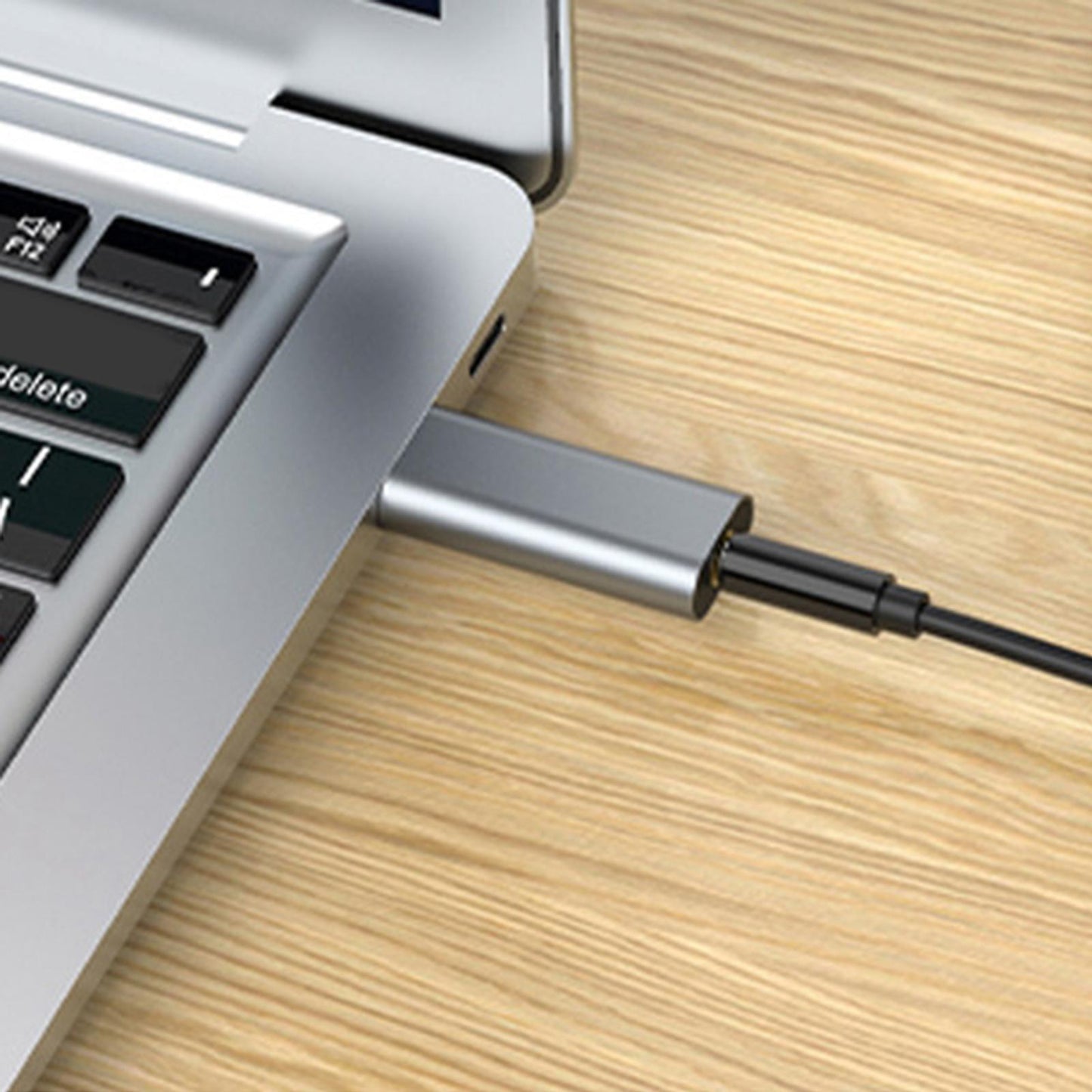 USB to 3.5mm Audio Jack Adapter External Sound Card for Headsets Desktops PC