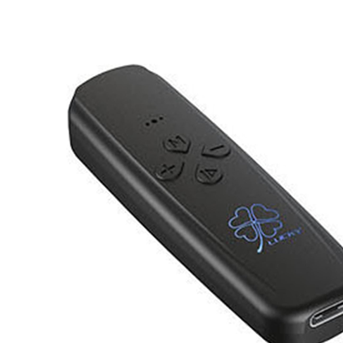 Wireless Transmitter Receiver 2 in 1 Car Audio Adapter Black 3.5mm Interface