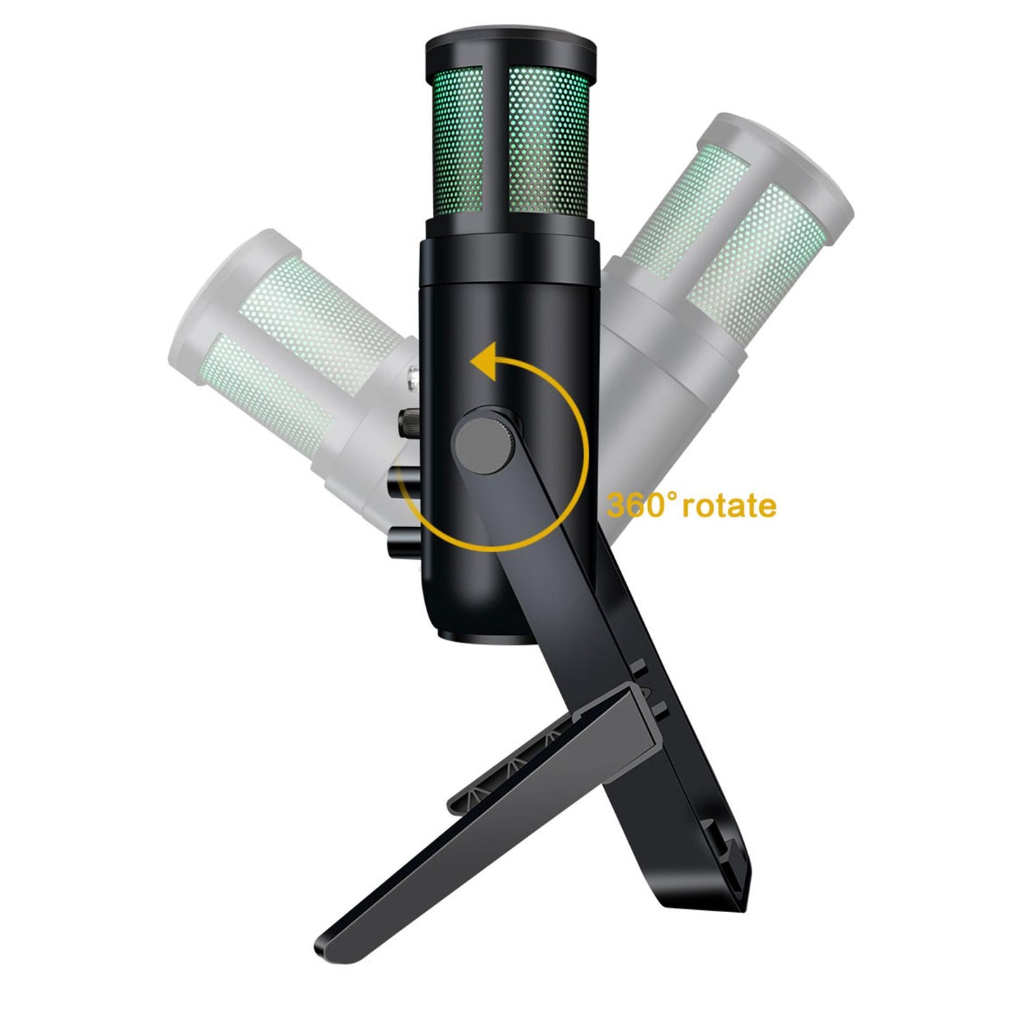 USB Computer Microphone Cardioid Mic Condenser Mic Accessories Plug and Play