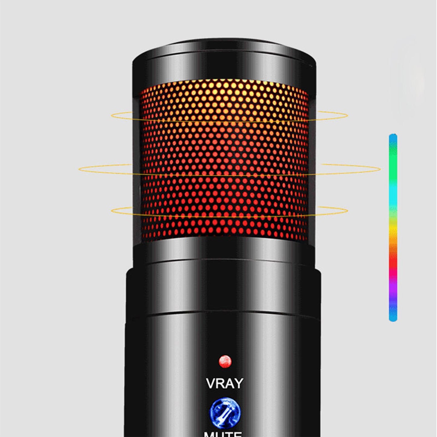 USB Computer Microphone Cardioid Mic Condenser Mic Accessories Plug and Play