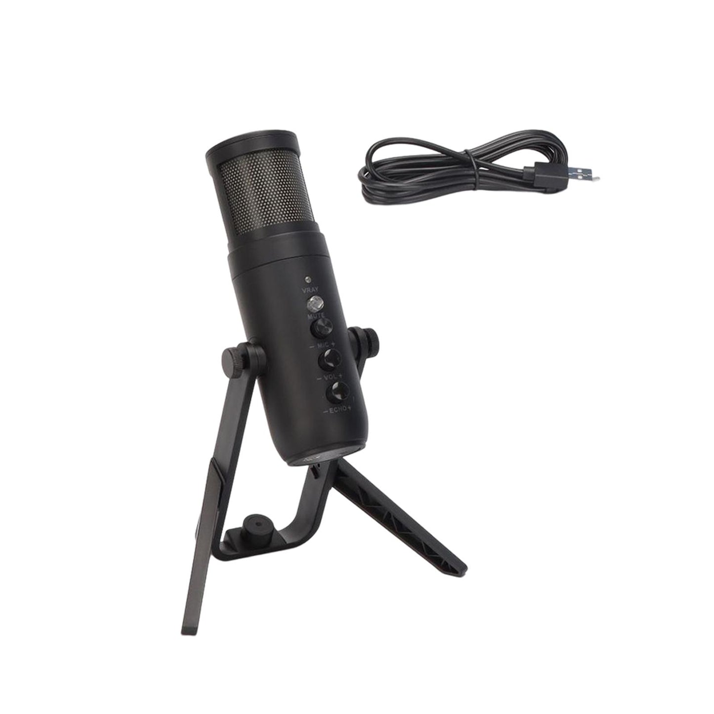 USB Computer Microphone Cardioid Mic Condenser Mic Accessories Plug and Play