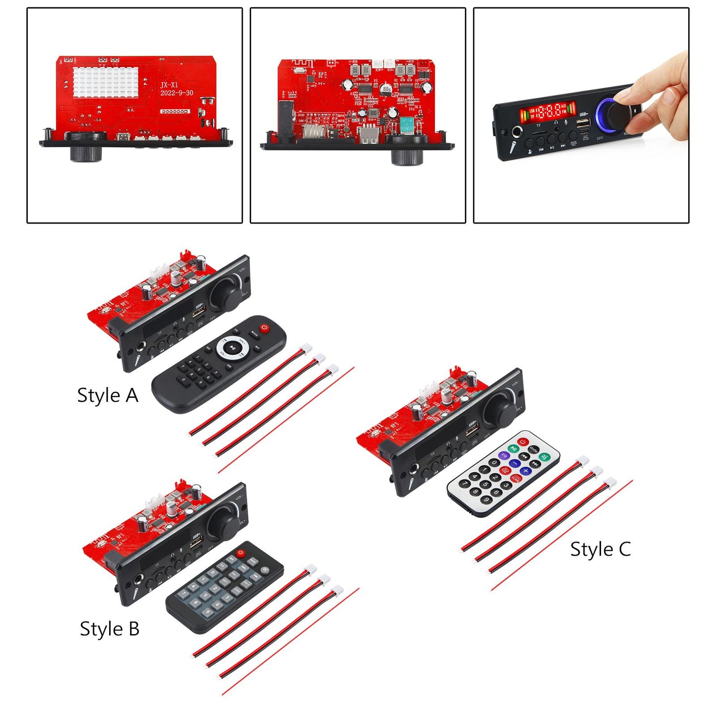 Decoder Board 2x 80W Call Recording TF Radio Remote Control MP3 WAV Flac Ape Style A