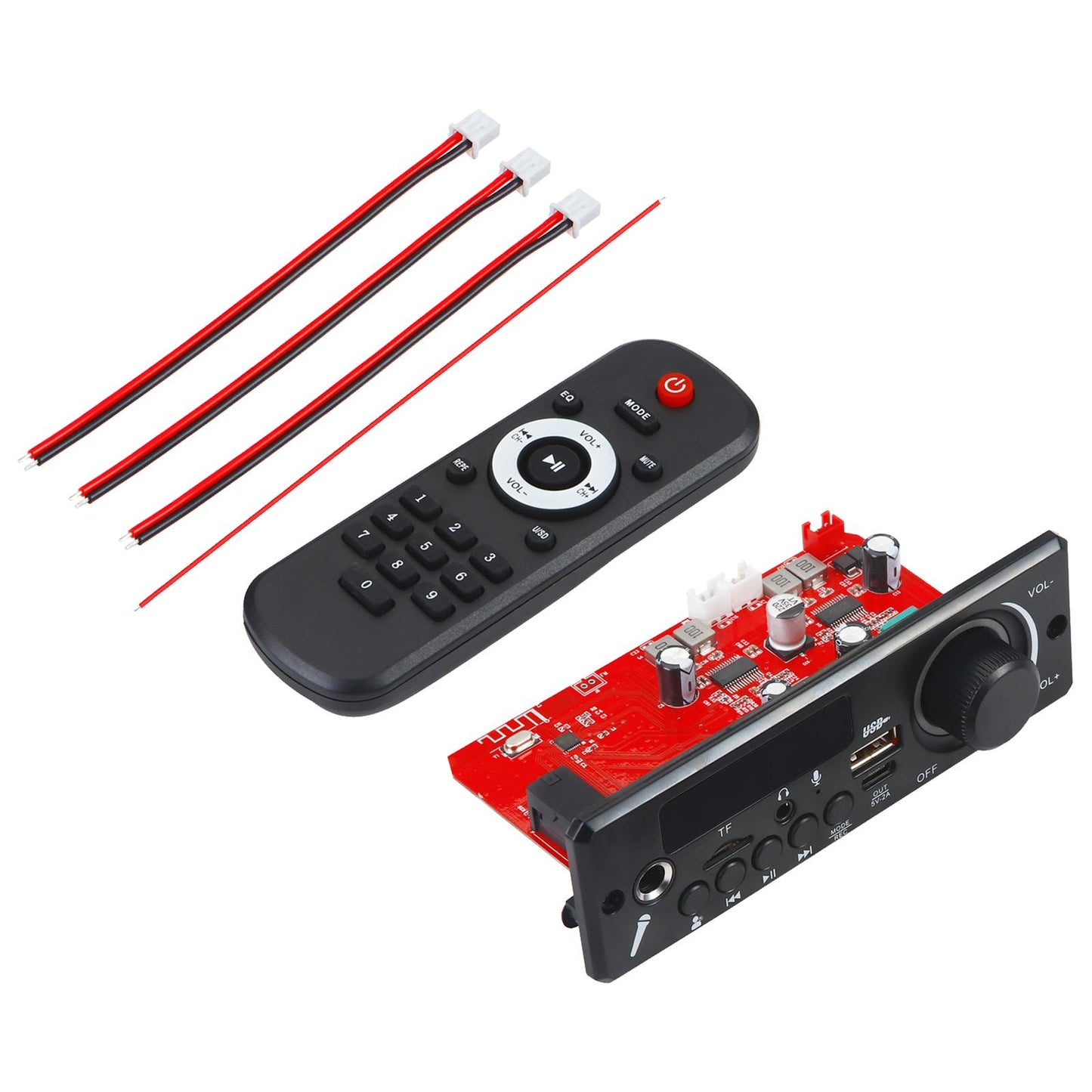 Decoder Board 2x 80W Call Recording TF Radio Remote Control MP3 WAV Flac Ape Style A