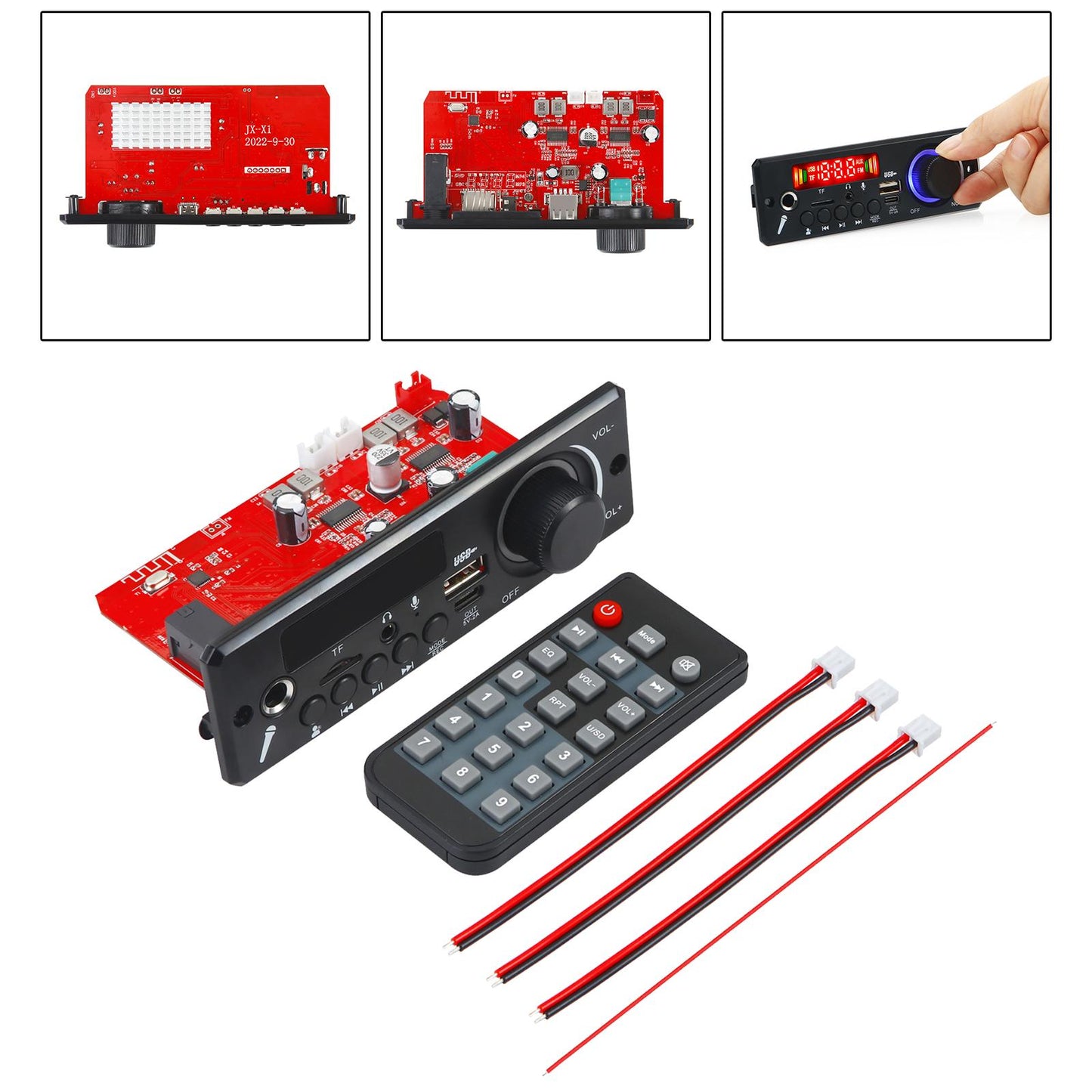 Decoder Board 2x 80W Call Recording TF Radio Remote Control MP3 WAV Flac Ape Style B