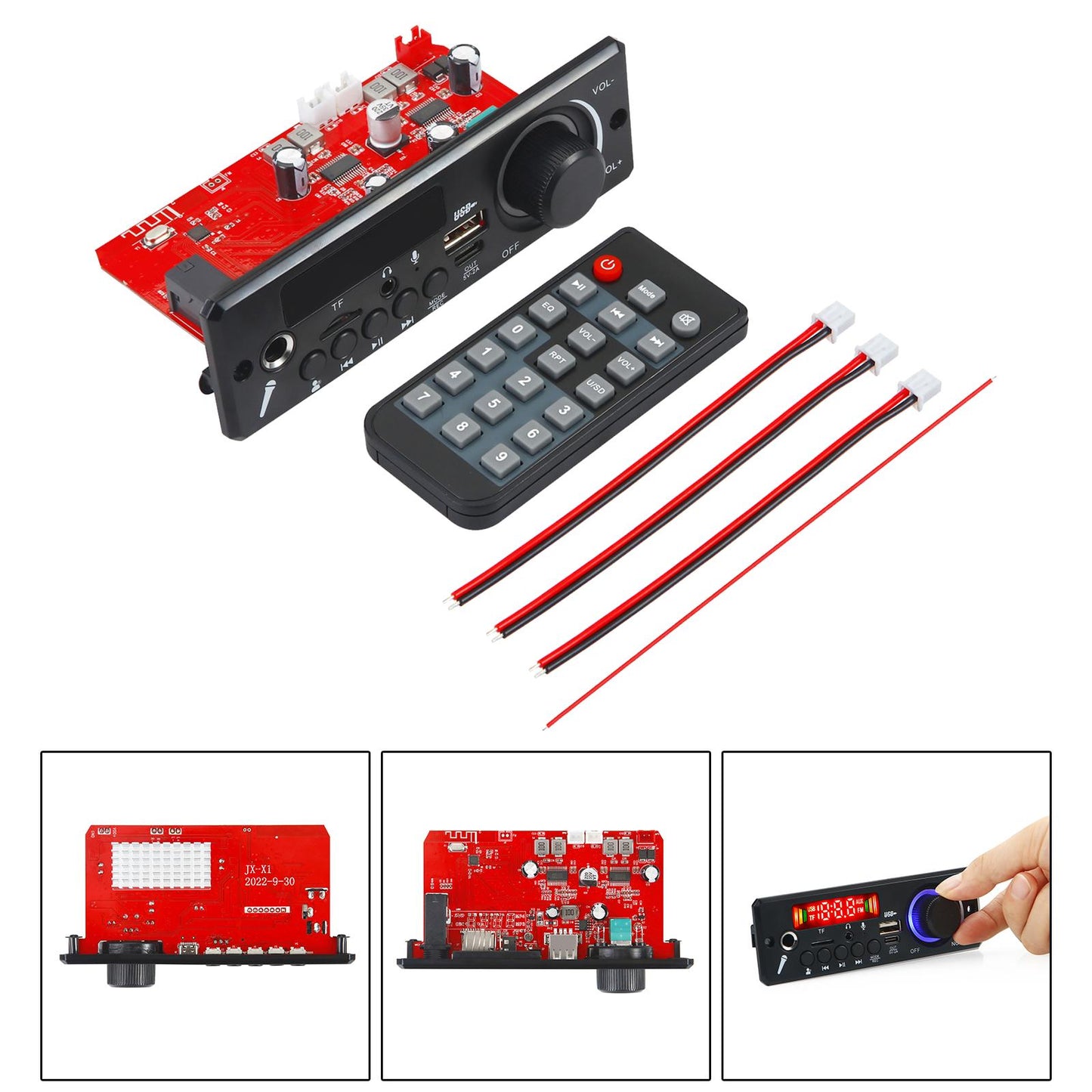 Decoder Board 2x 80W Call Recording TF Radio Remote Control MP3 WAV Flac Ape Style B